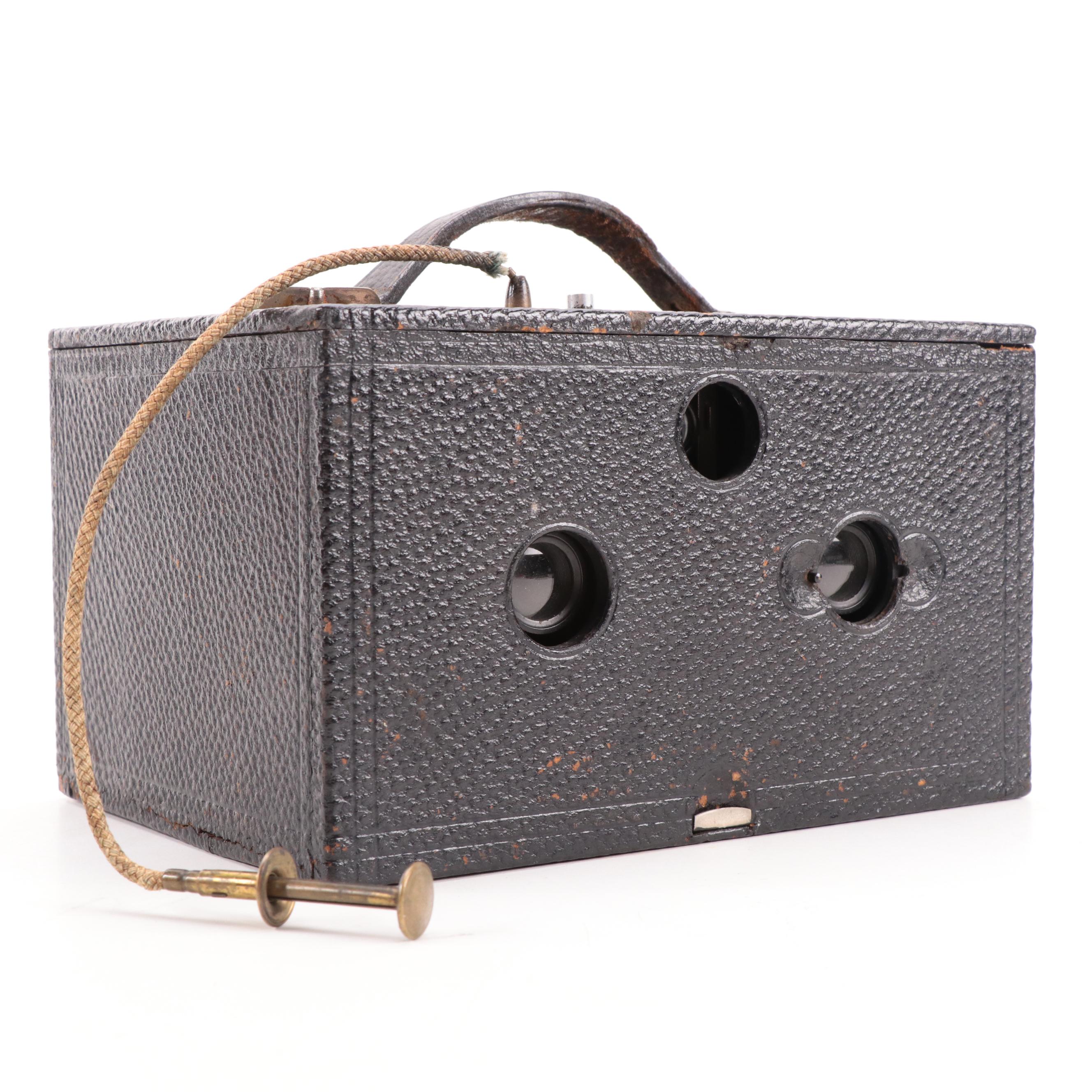 Eastman Kodak No.2 Stereo Camera and Cine-Kodak Model A Movie Camera