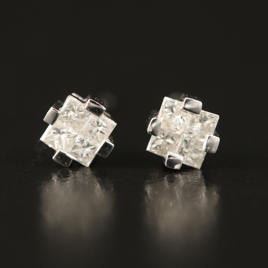 14K 0.20 CTW Diamond Earrings