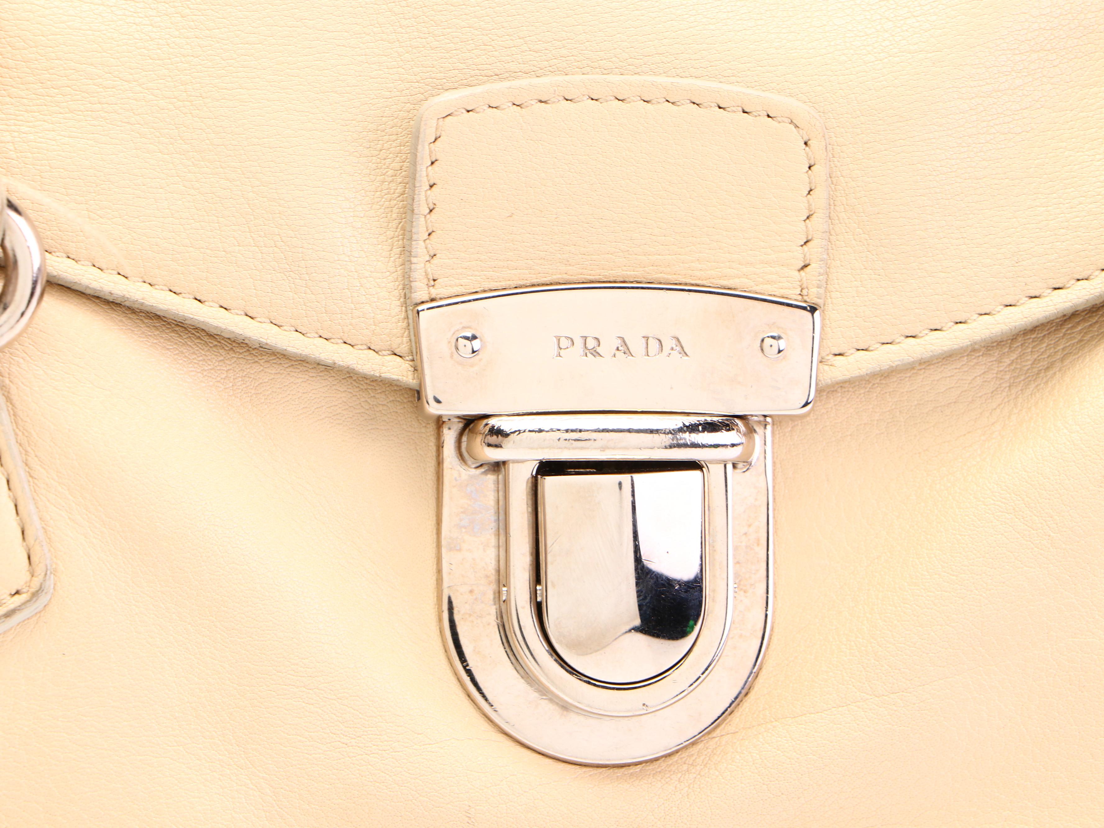 Prada Leather Fold-Over Bag