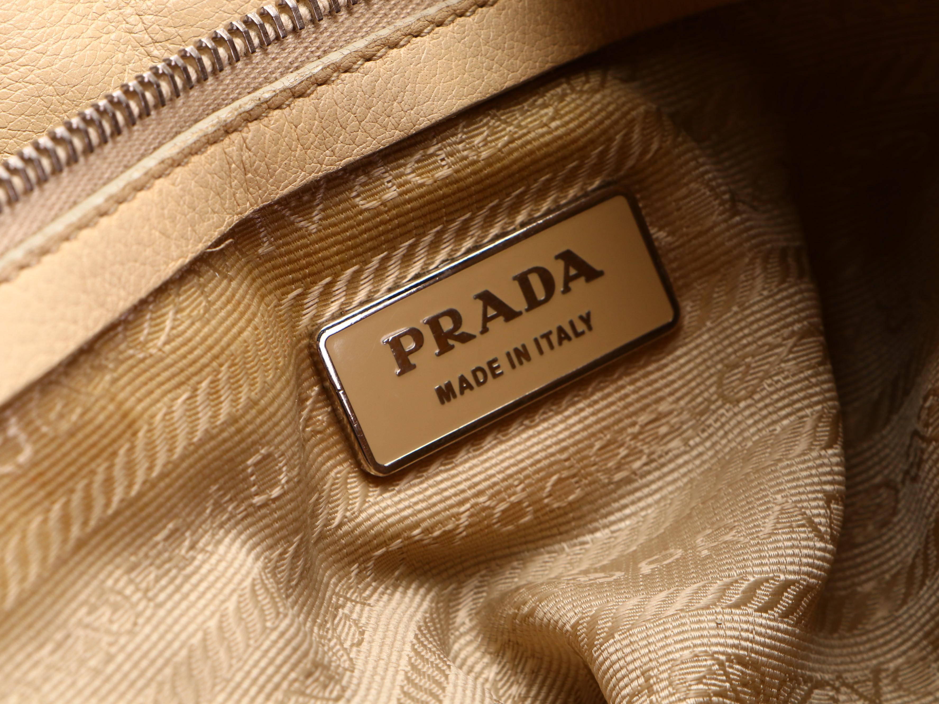 Prada Leather Fold-Over Bag