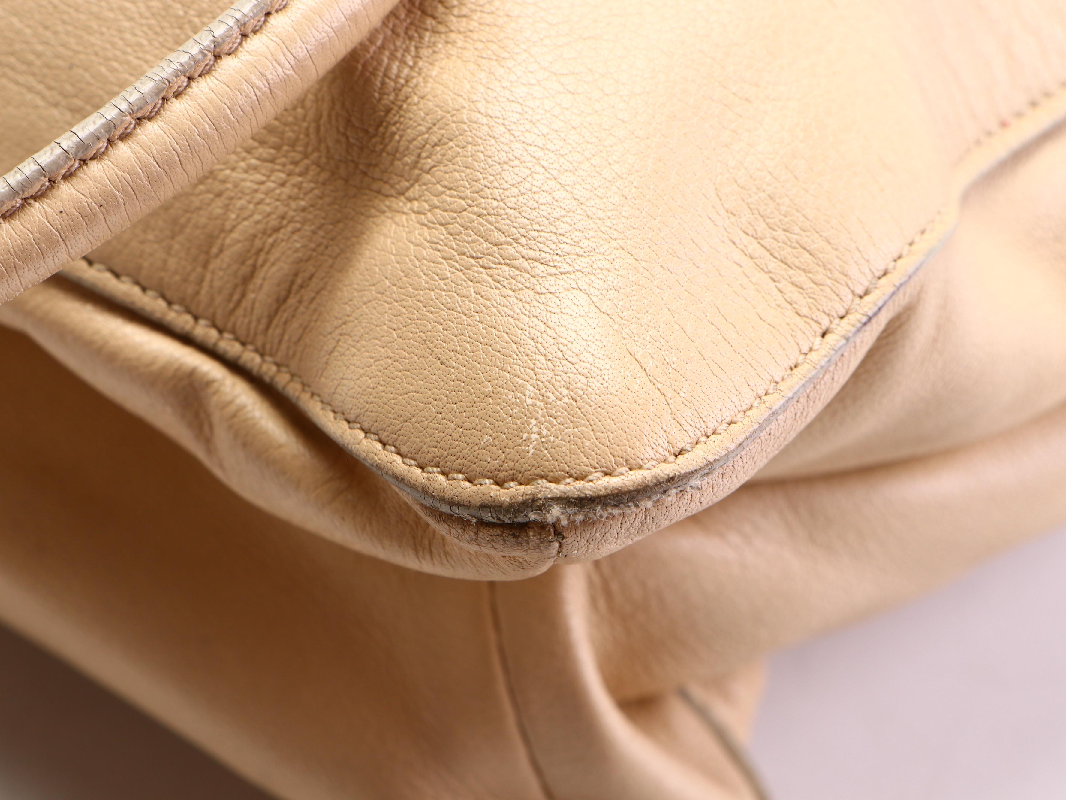 Prada Leather Fold-Over Bag