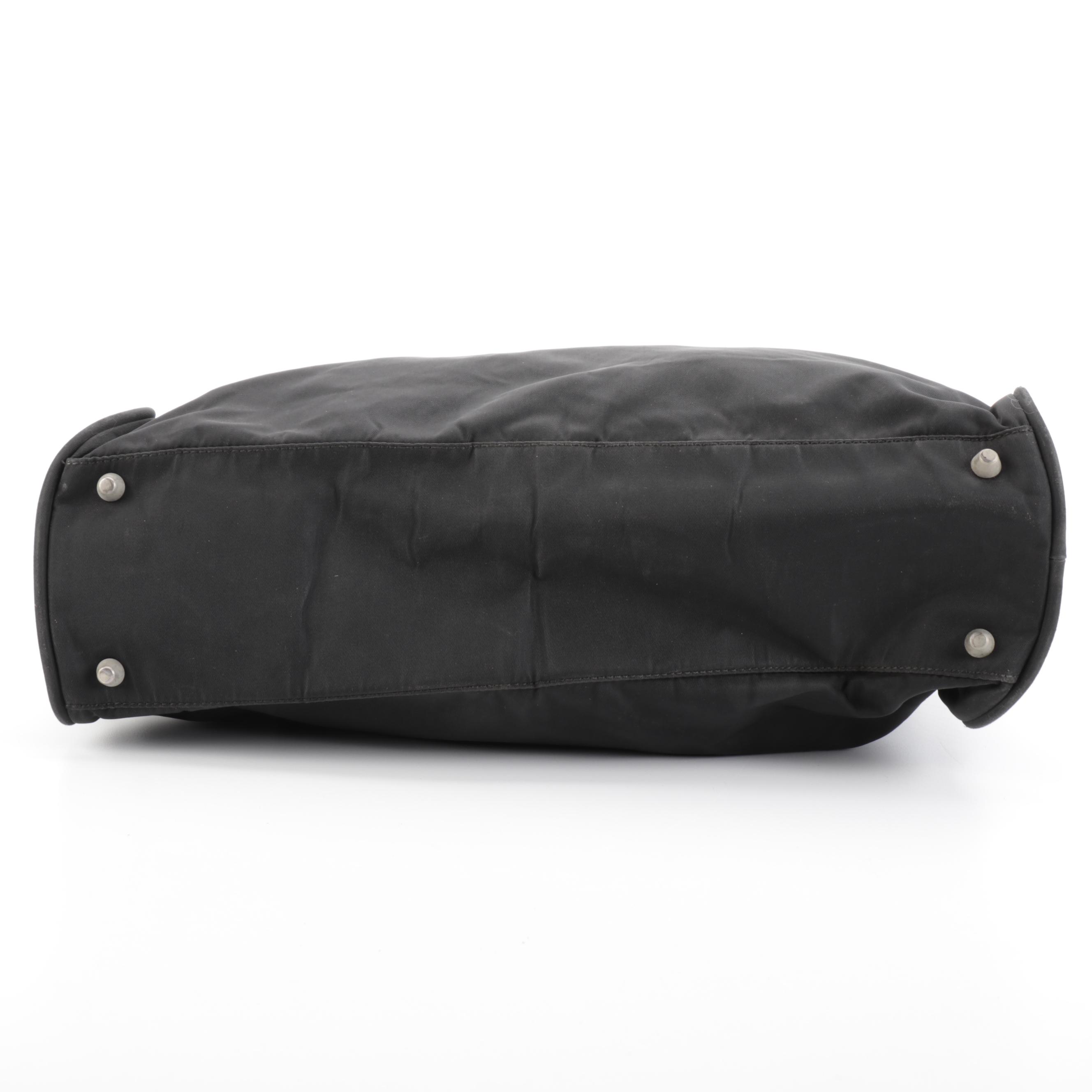Prada Black Nylon Tessuto Handbag