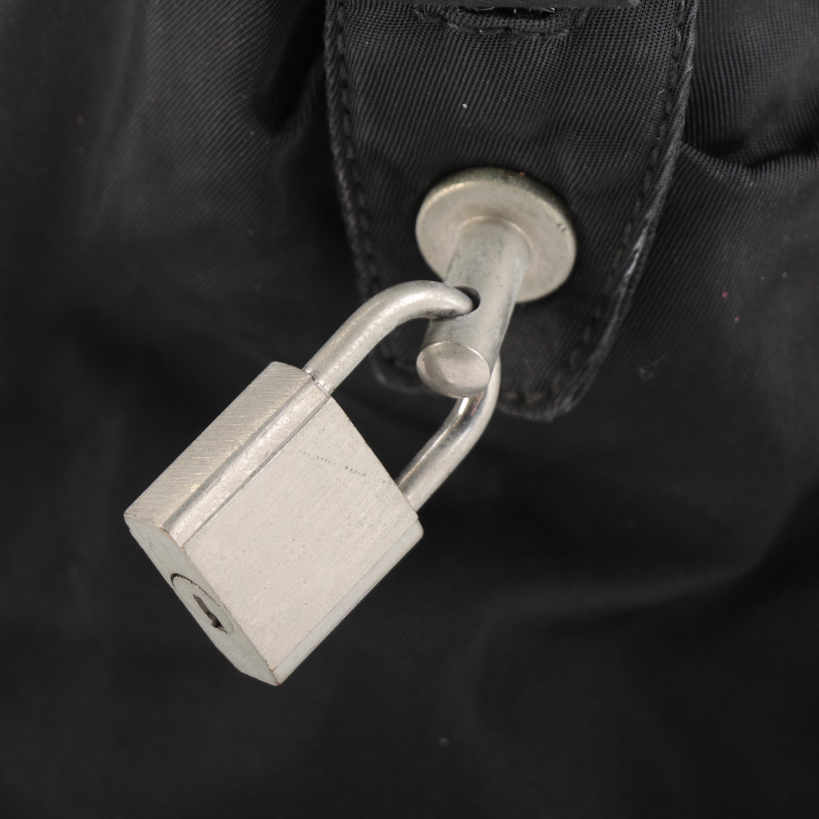 Prada Black Nylon Tessuto Handbag