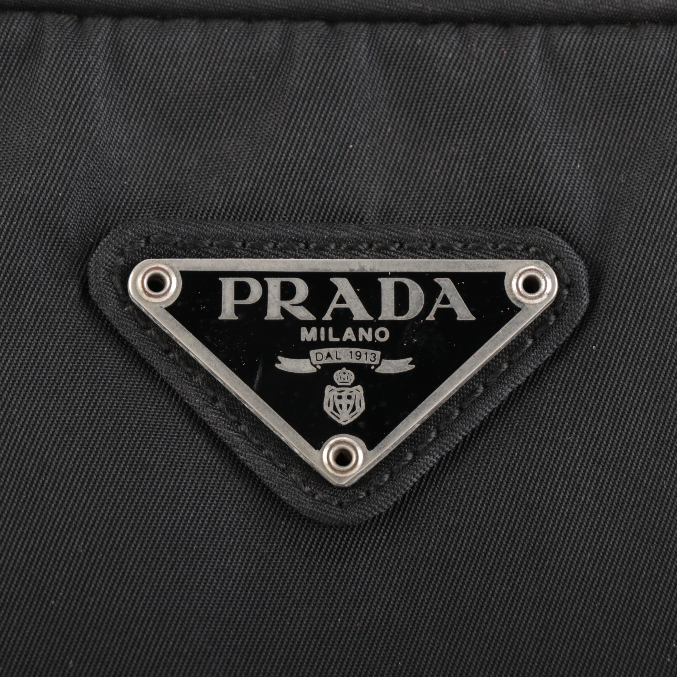 Prada Black Nylon Tessuto Handbag