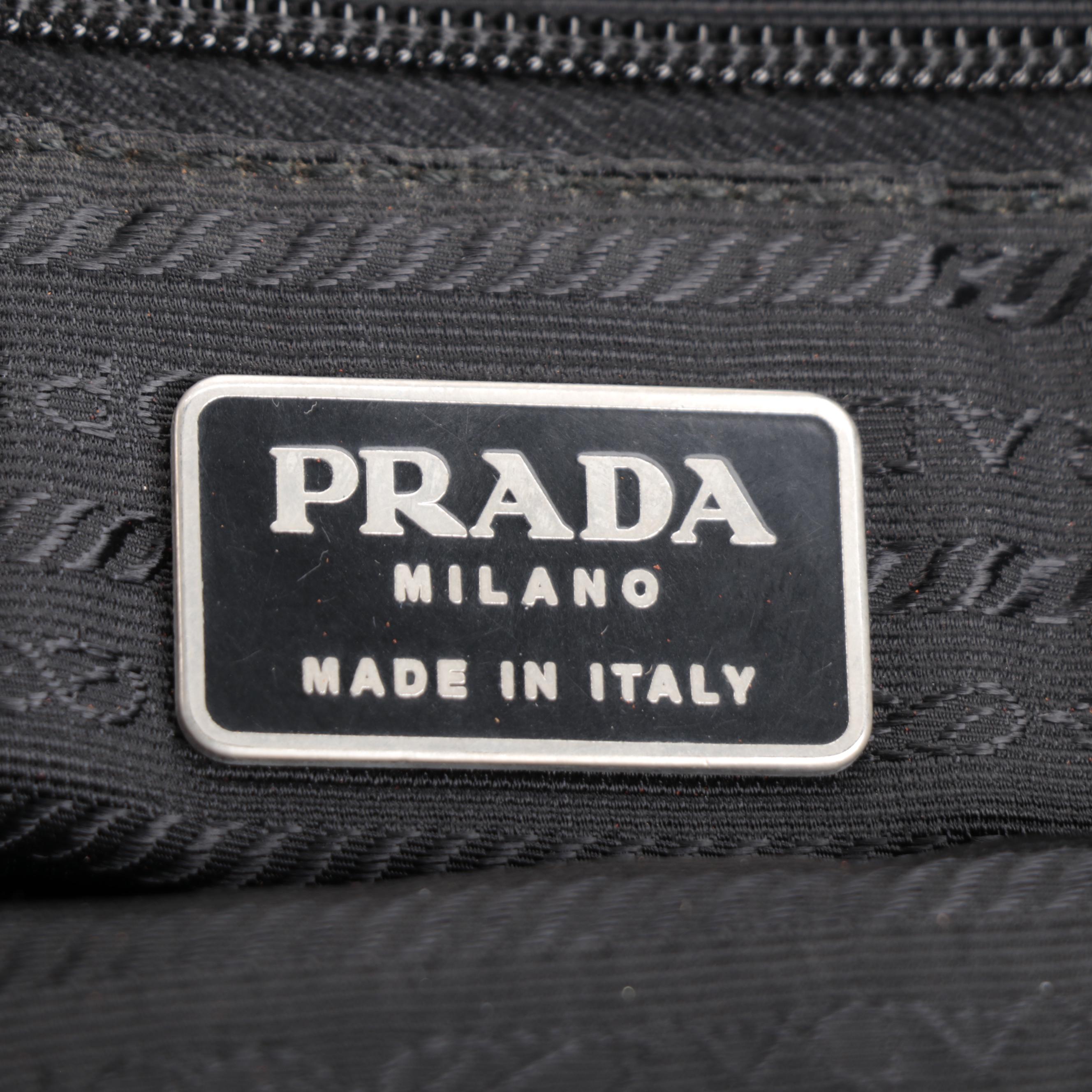 Prada Black Nylon Tessuto Handbag
