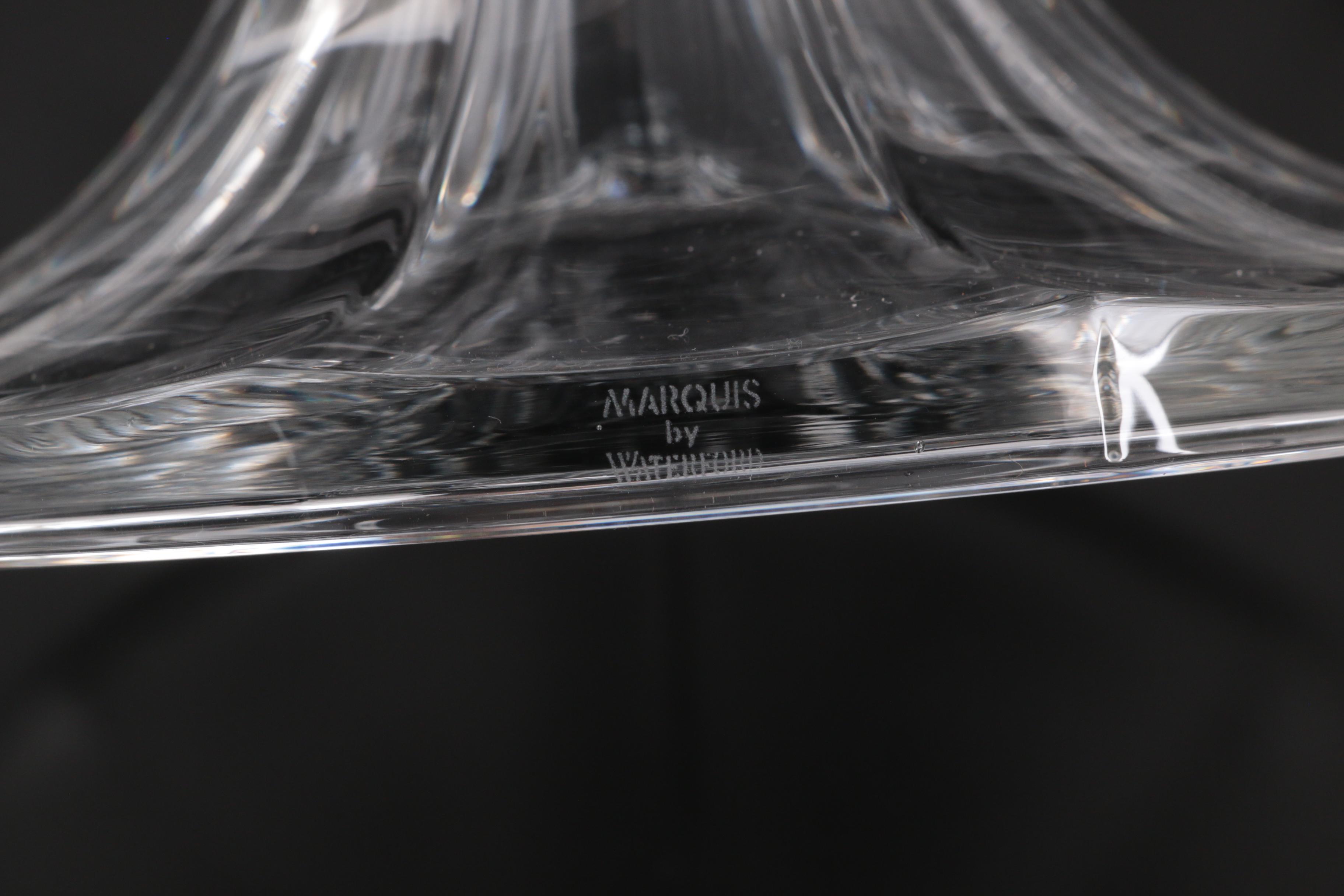 Marquis by Waterford Cut Crystal Footed Cake Stand with Lid