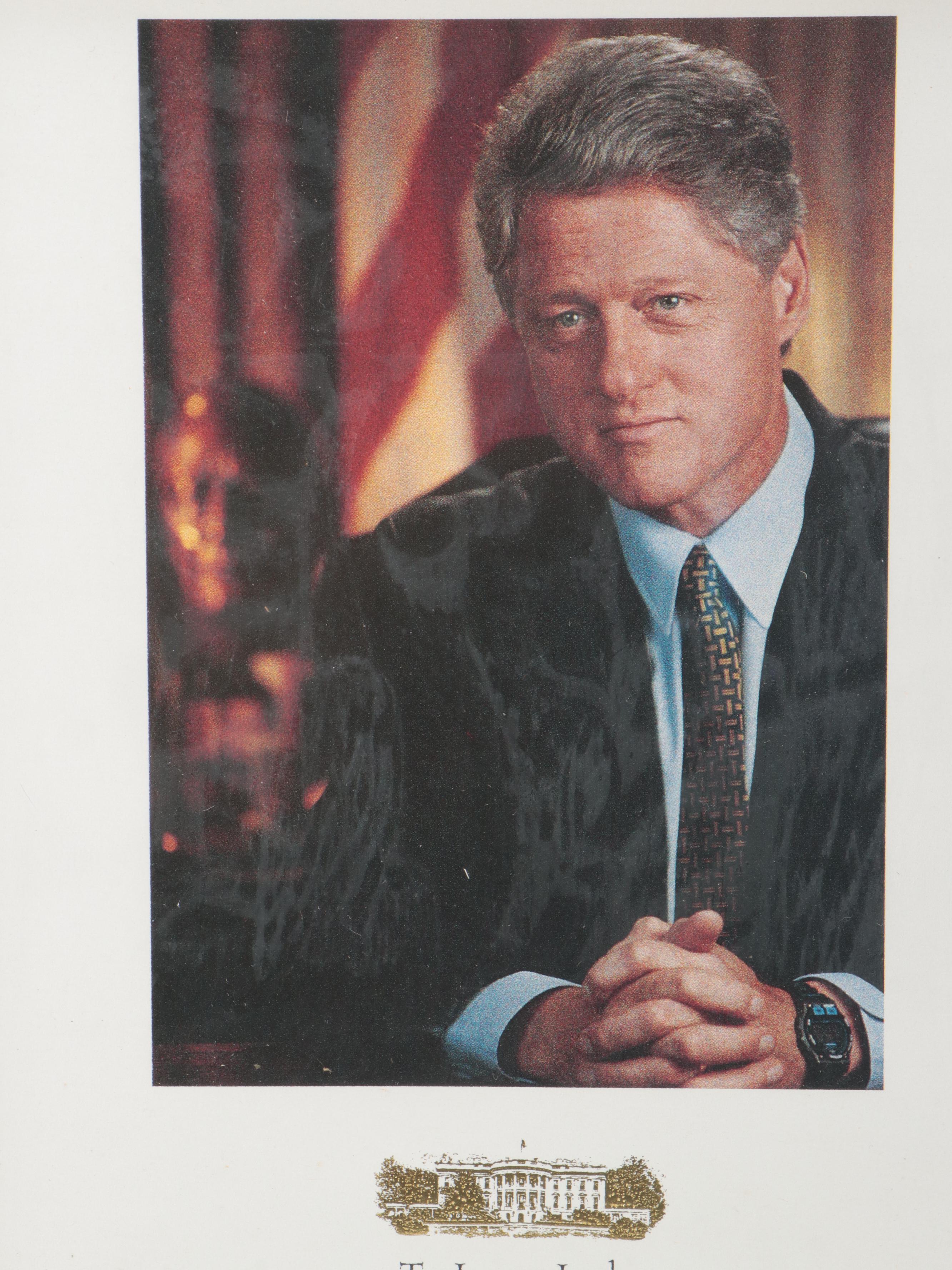 President Bill Clinton Inaugural Invitation and More