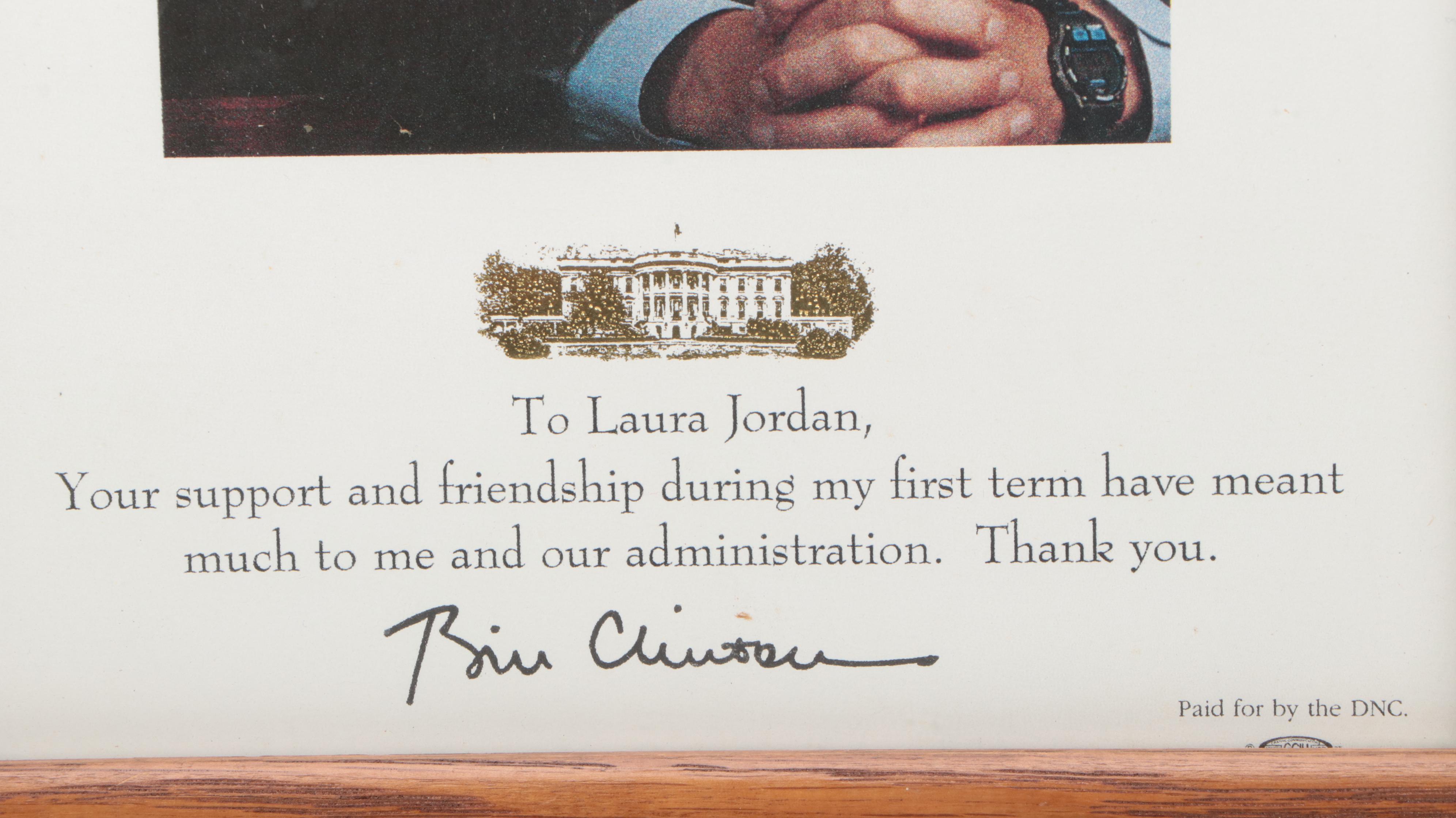 President Bill Clinton Inaugural Invitation and More