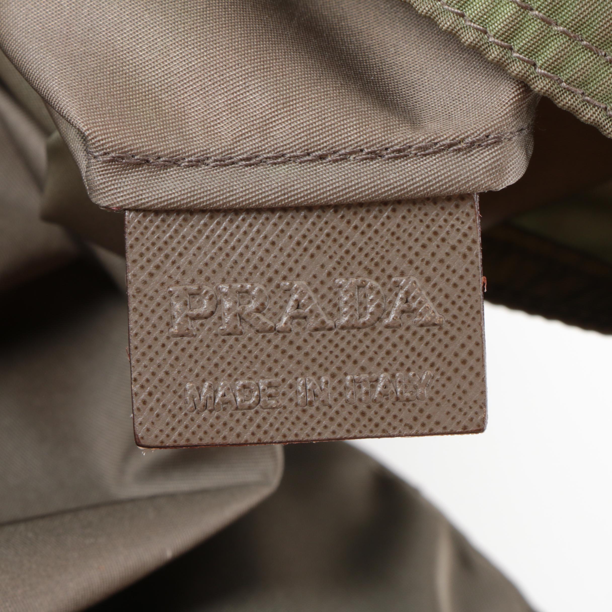 Prada Embellished Tote Bag in Tessuto Nylon