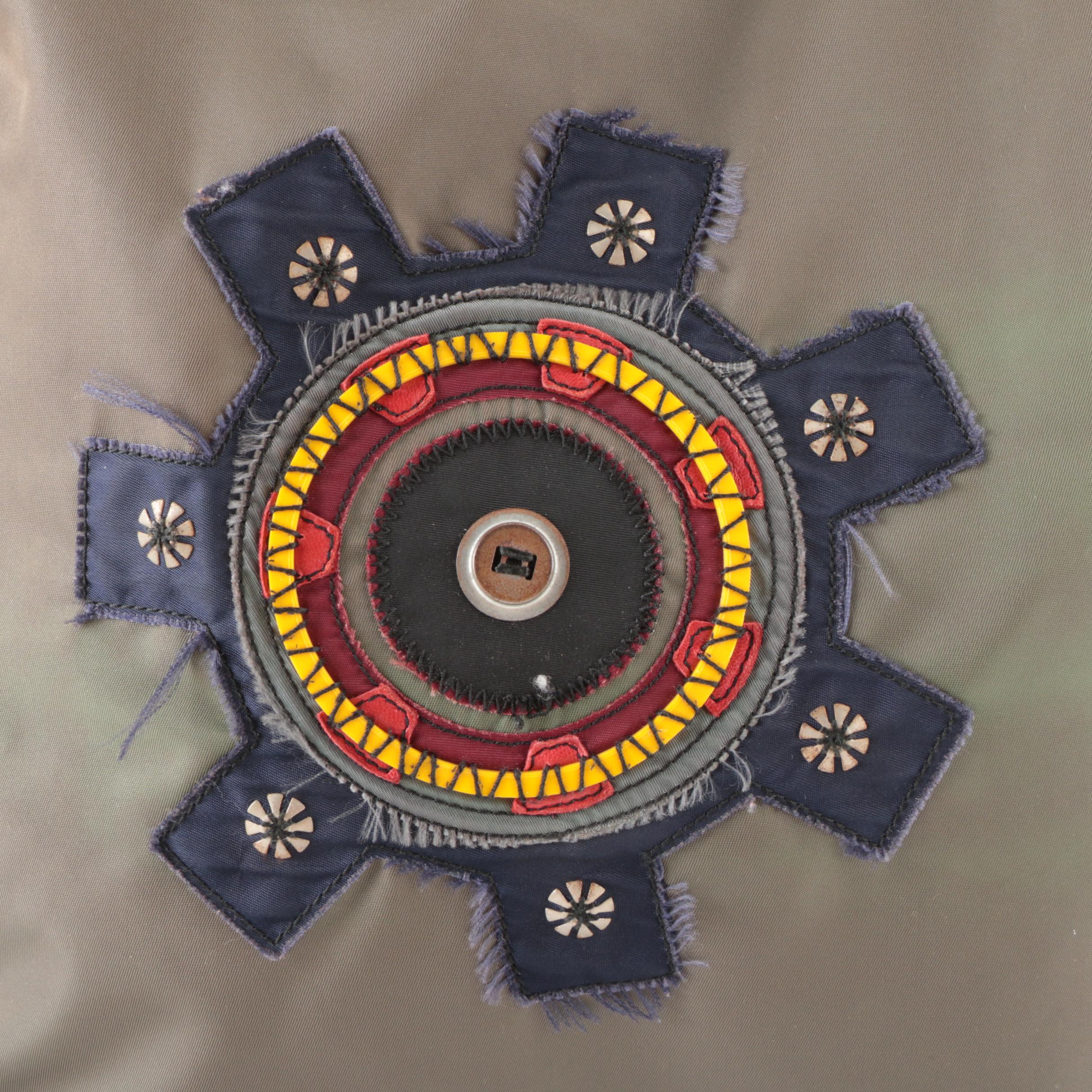 Prada Embellished Tote Bag in Tessuto Nylon