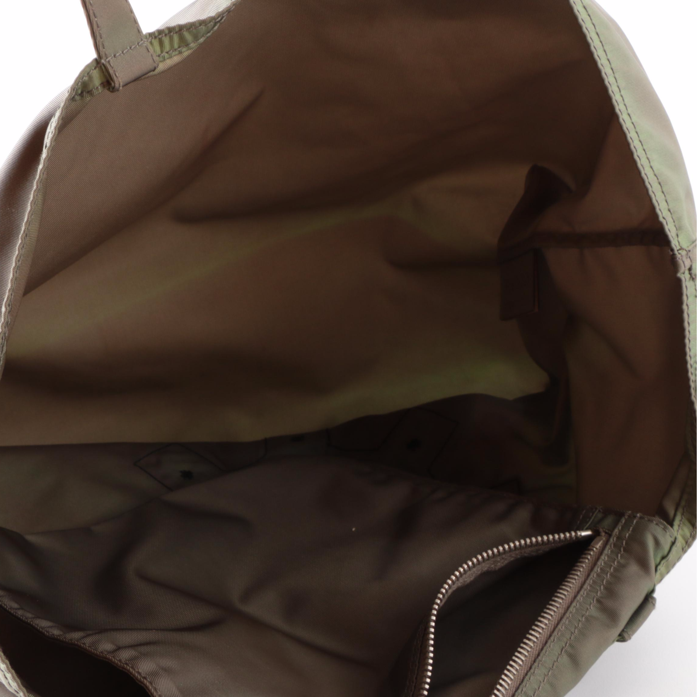 Prada Embellished Tote Bag in Tessuto Nylon