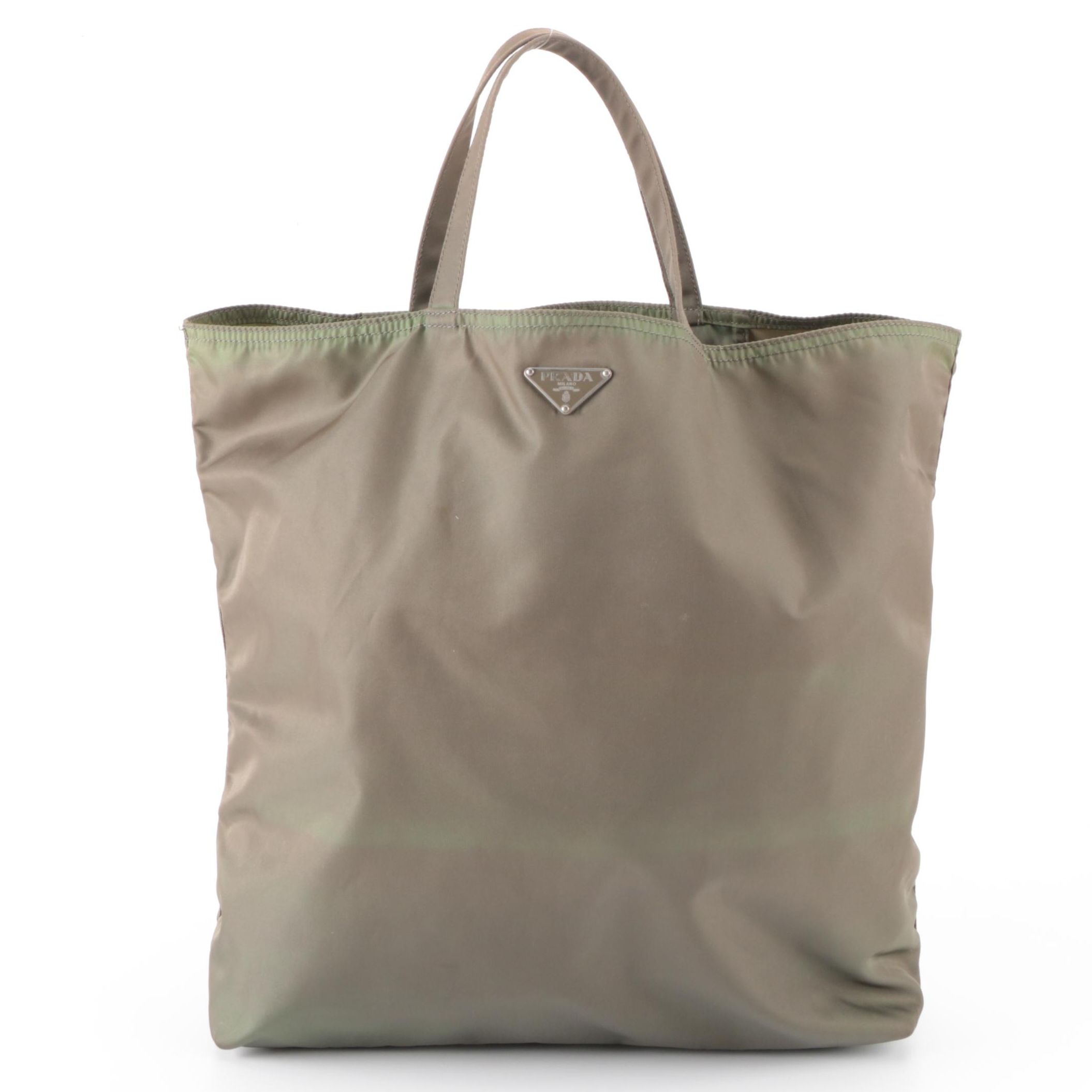 Prada Embellished Tote Bag in Tessuto Nylon