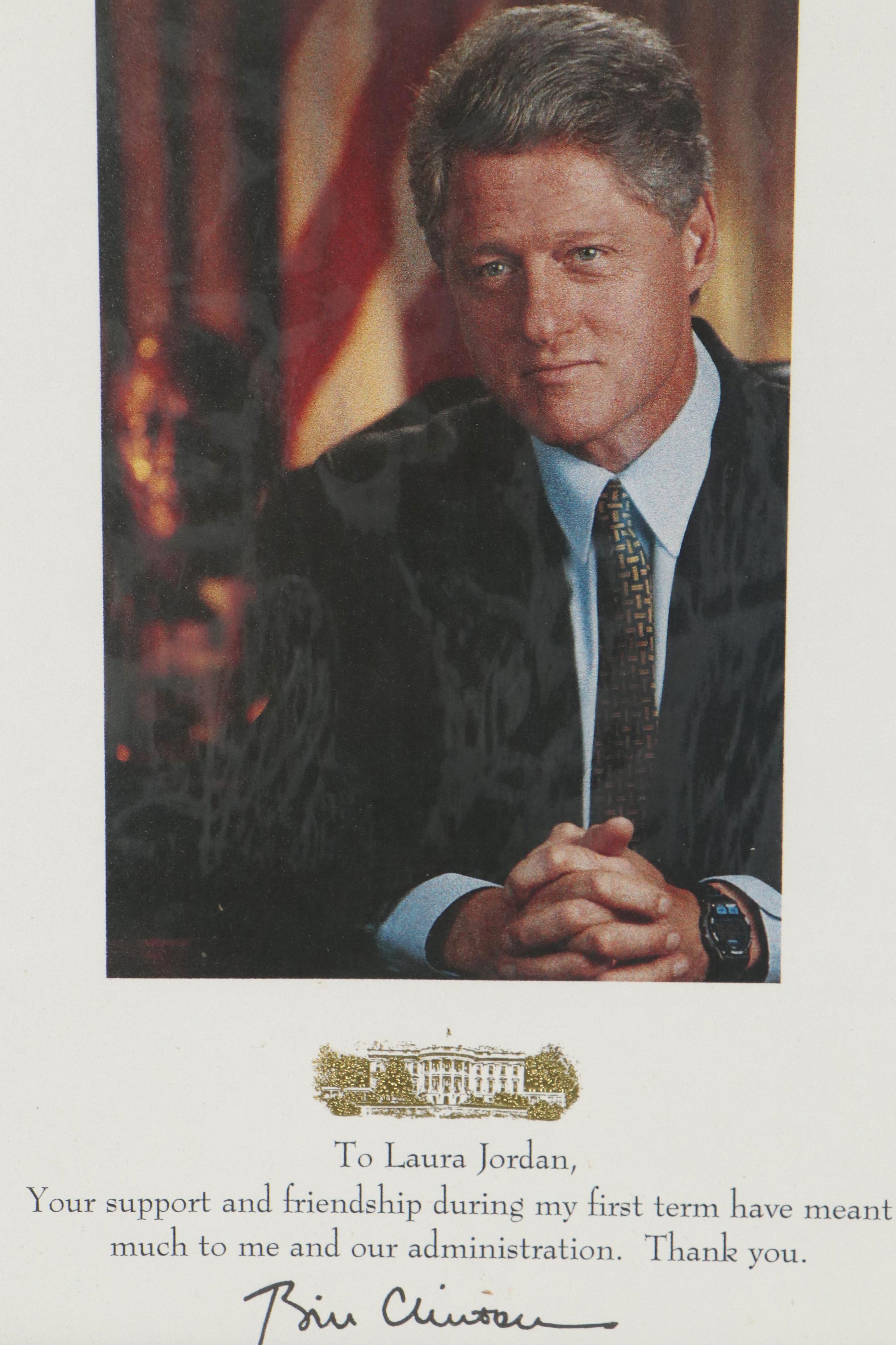 President Bill Clinton Inaugural Invitation and More