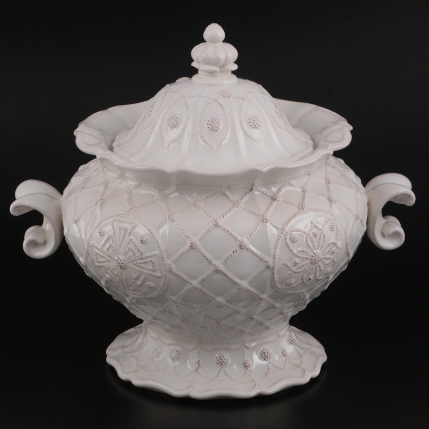 Juliska "Jardins du Monde" Whitewash Porcelain Tureen