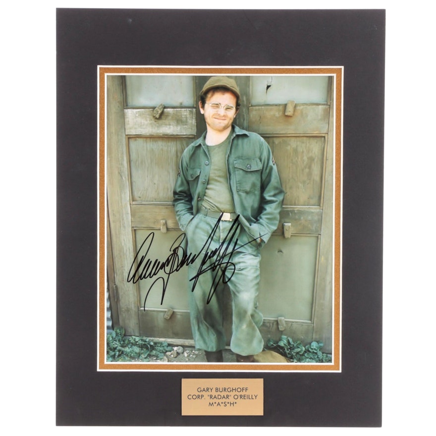 Gary Burghoff "Corp. Radar O'Reilly" Signed M*A*S*H Television Photo Print, COA