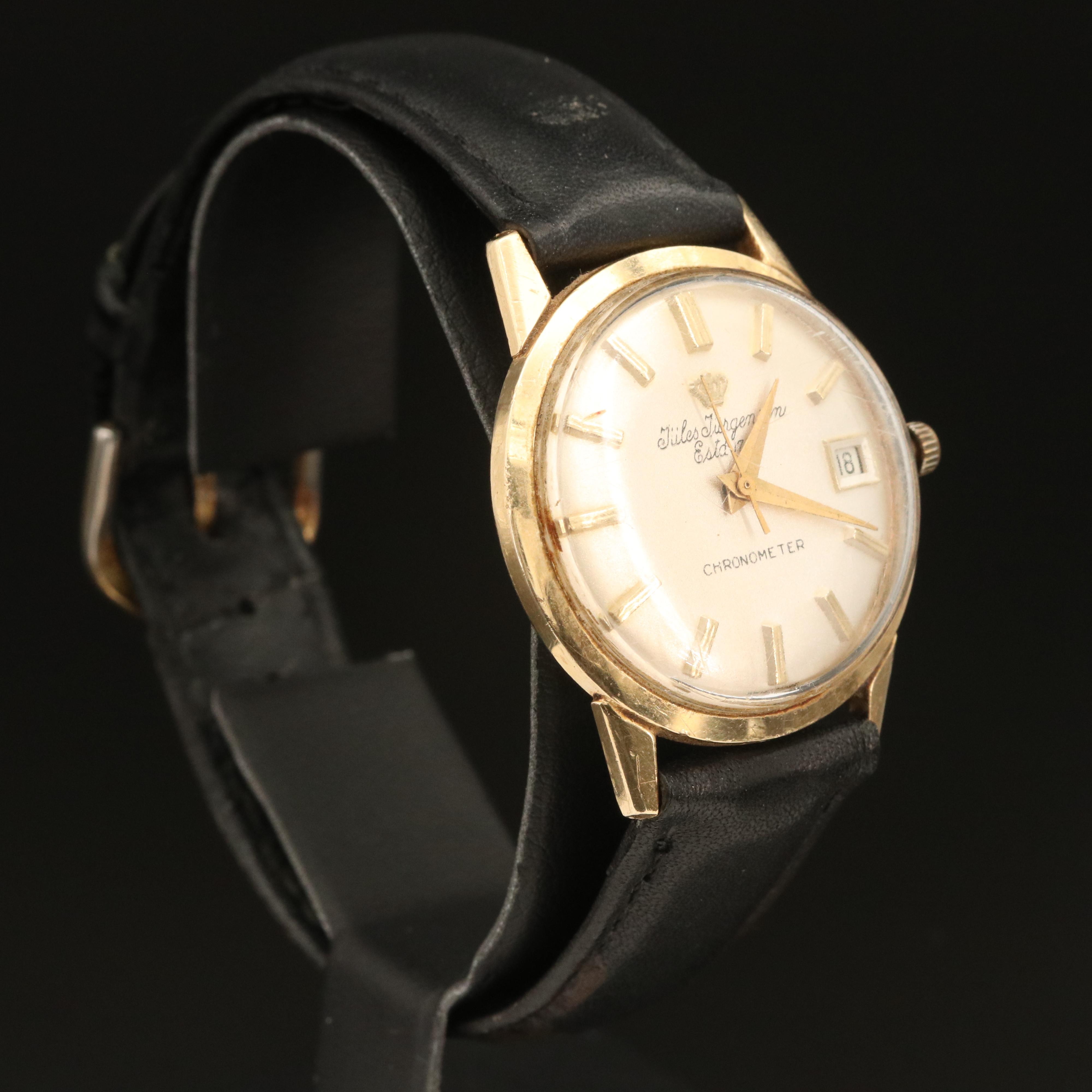 14K Jules Jurgensen Chronometre Watch
