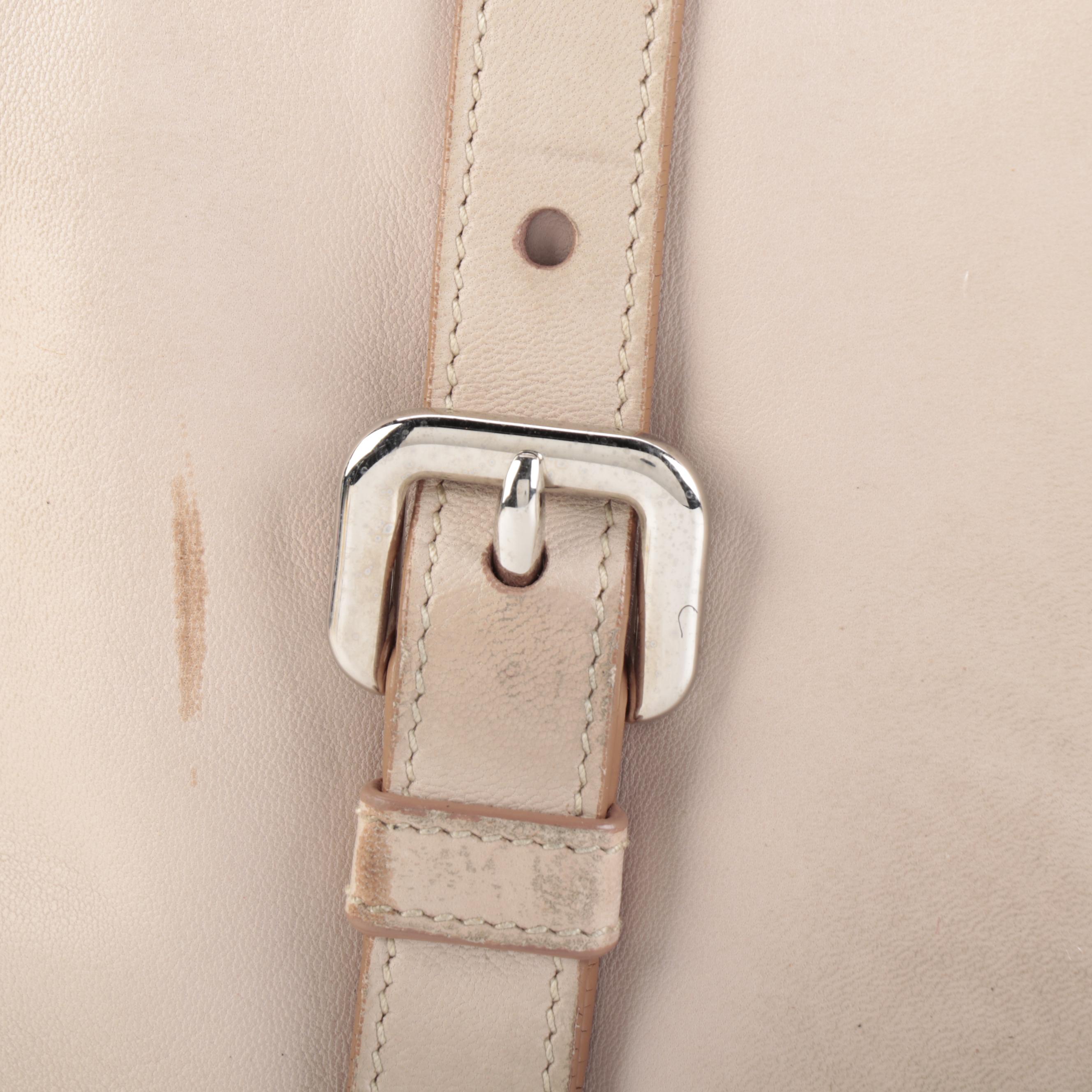 Prada Shoulder Tote Bag in Soft Nappa Leather