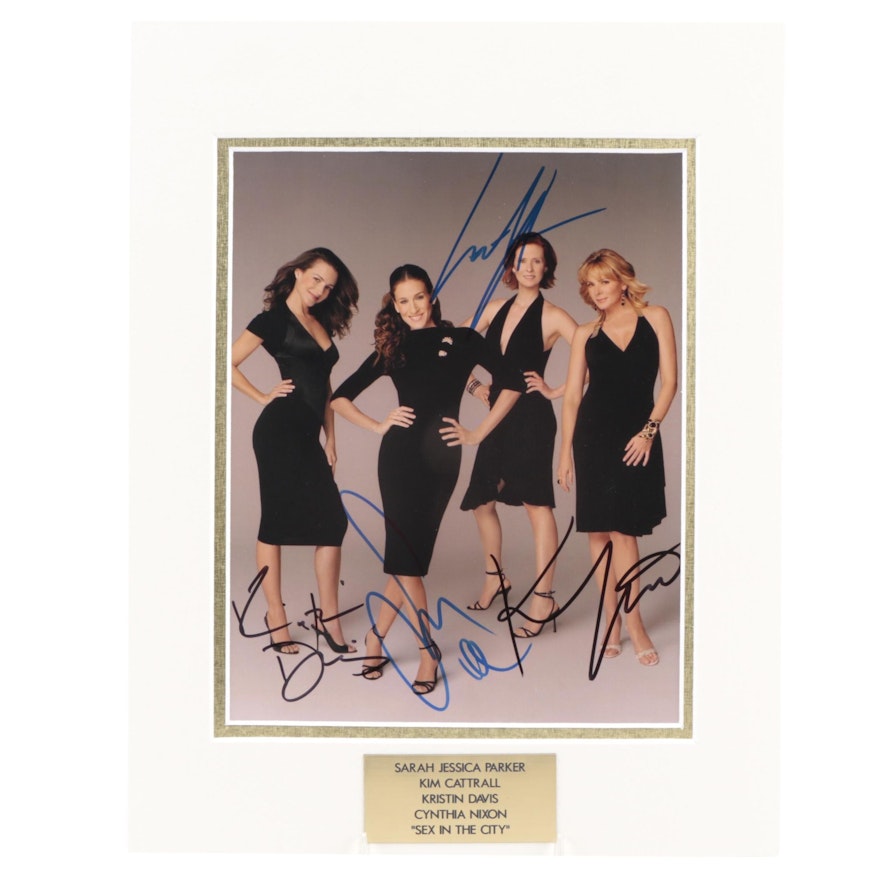 Cast of "Sex In The City" Signed Television and Movie Photo Print, COA