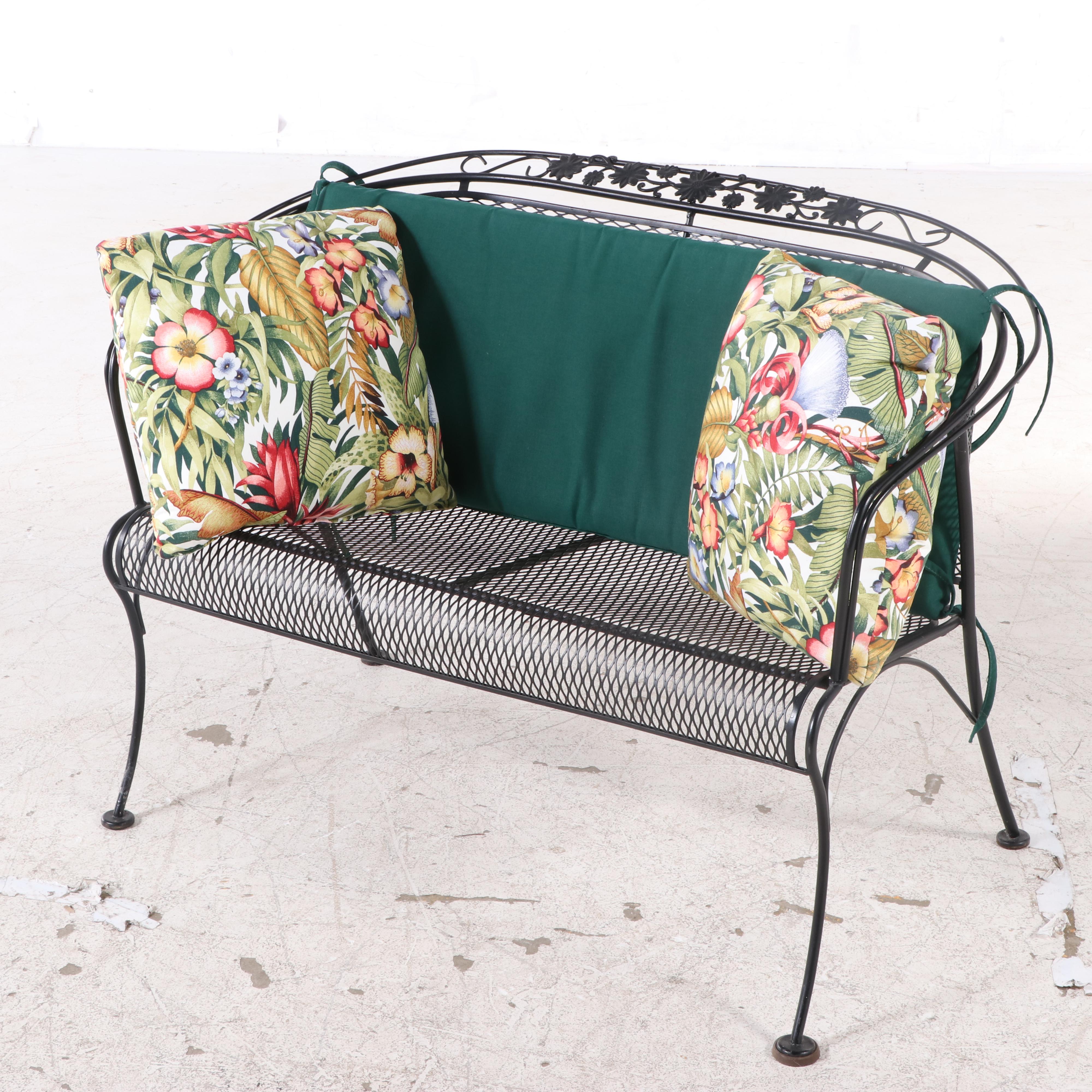 Patio Metal Mesh Chaise Lounge, Settee, Armchairs and Other Tables