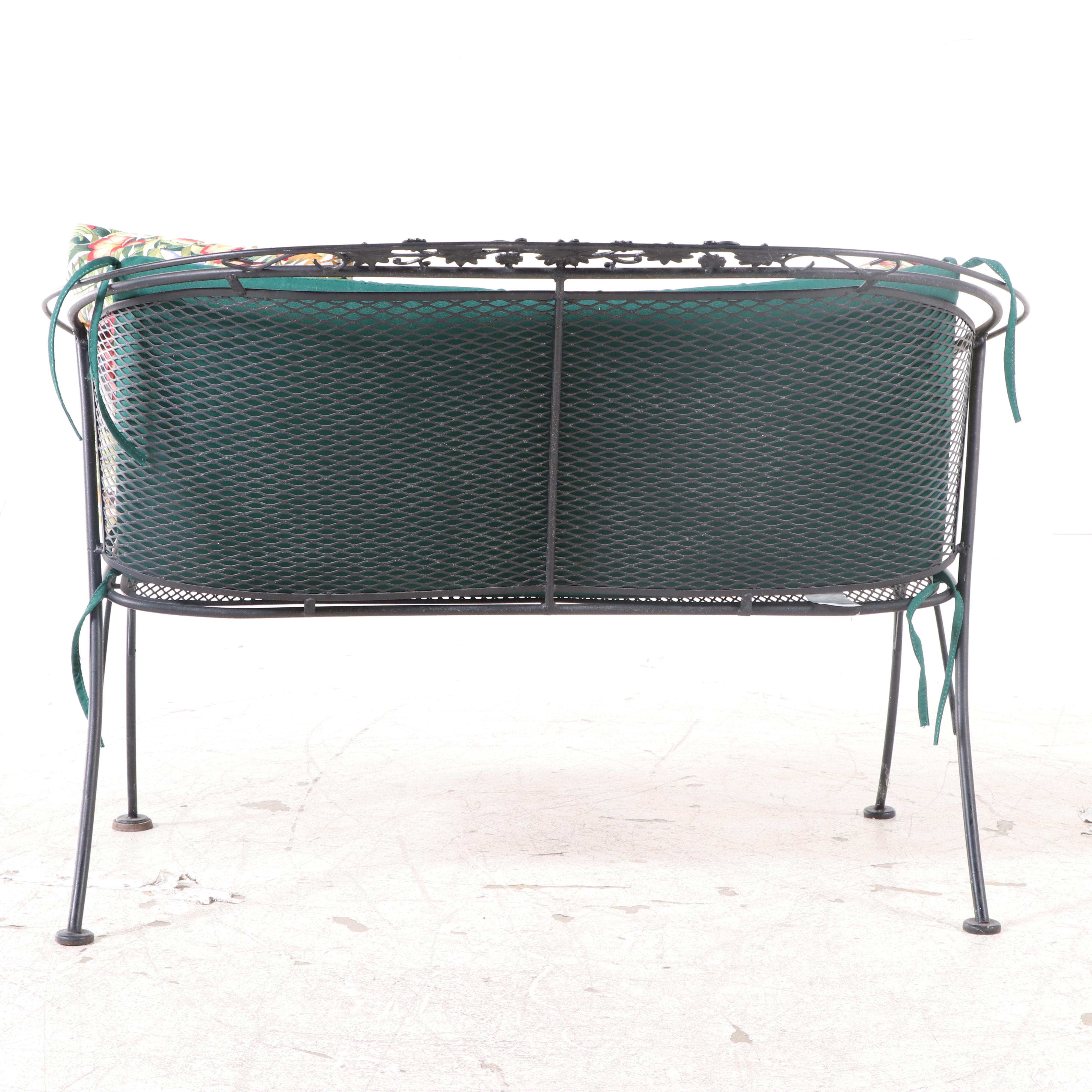 Patio Metal Mesh Chaise Lounge, Settee, Armchairs and Other Tables