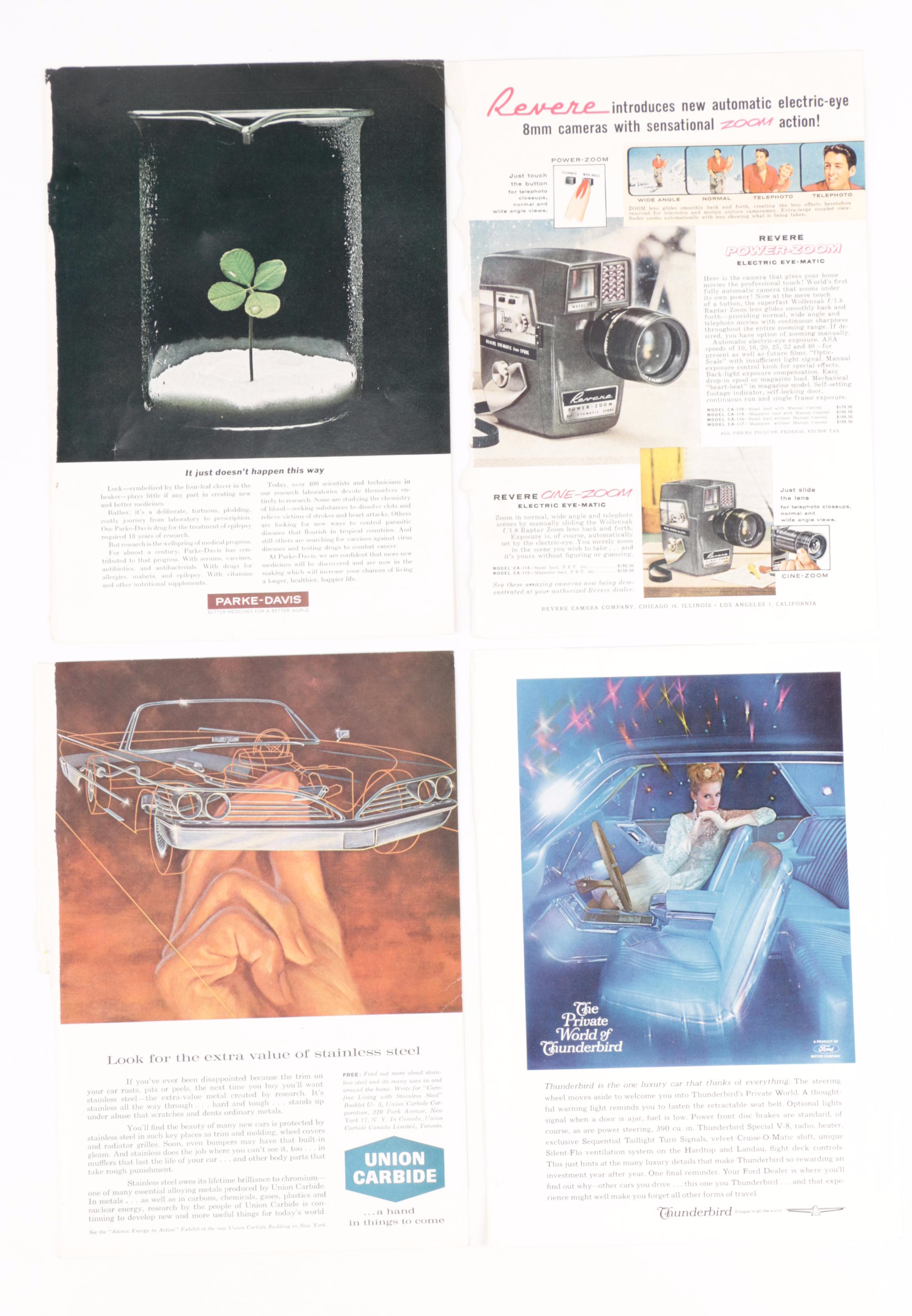 Coca-Cola Christmas Santa Claus Magazine Advertisements, 1942-1964