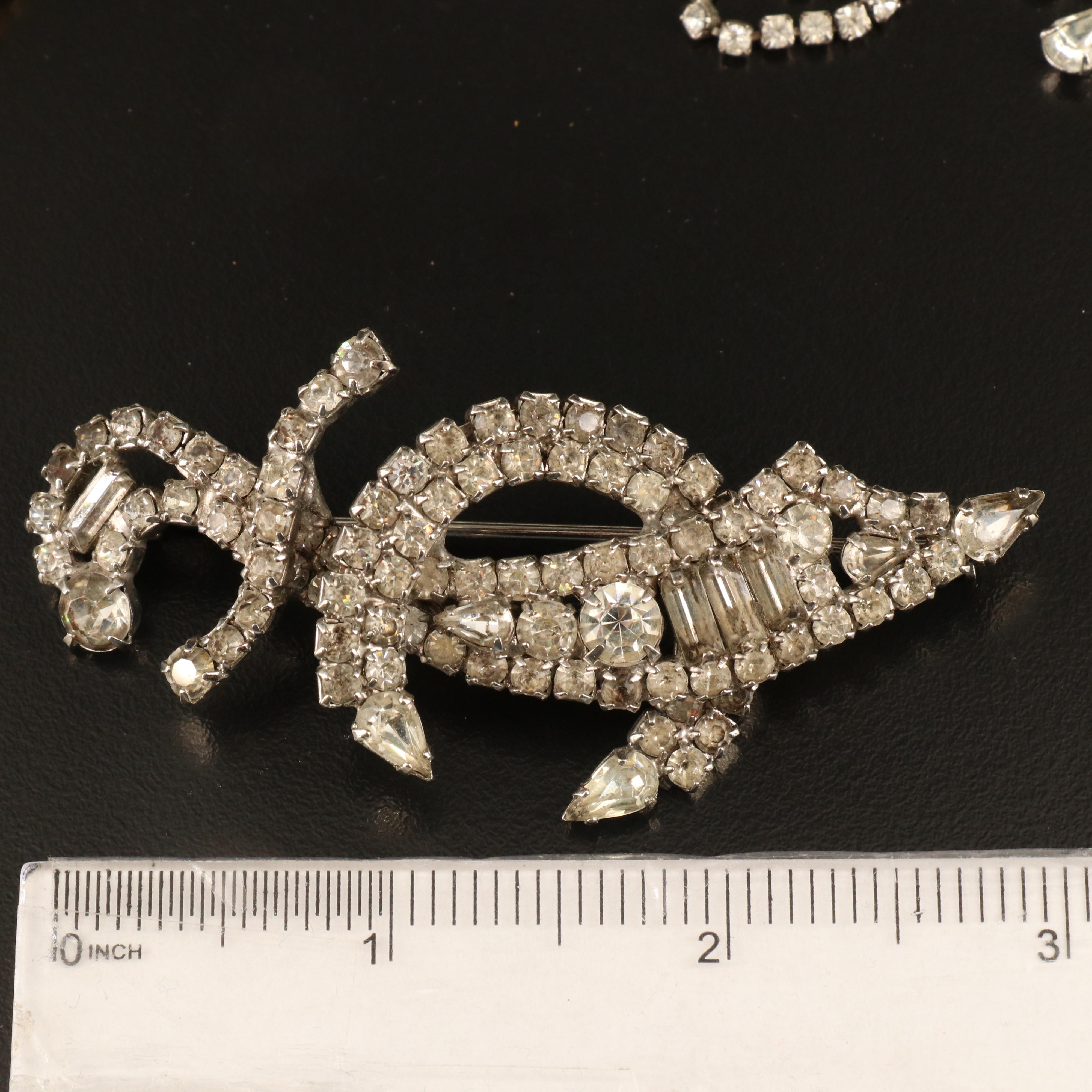 Vintage Rhinestone Jewelry Featured with Aurora Borealis Jewelry