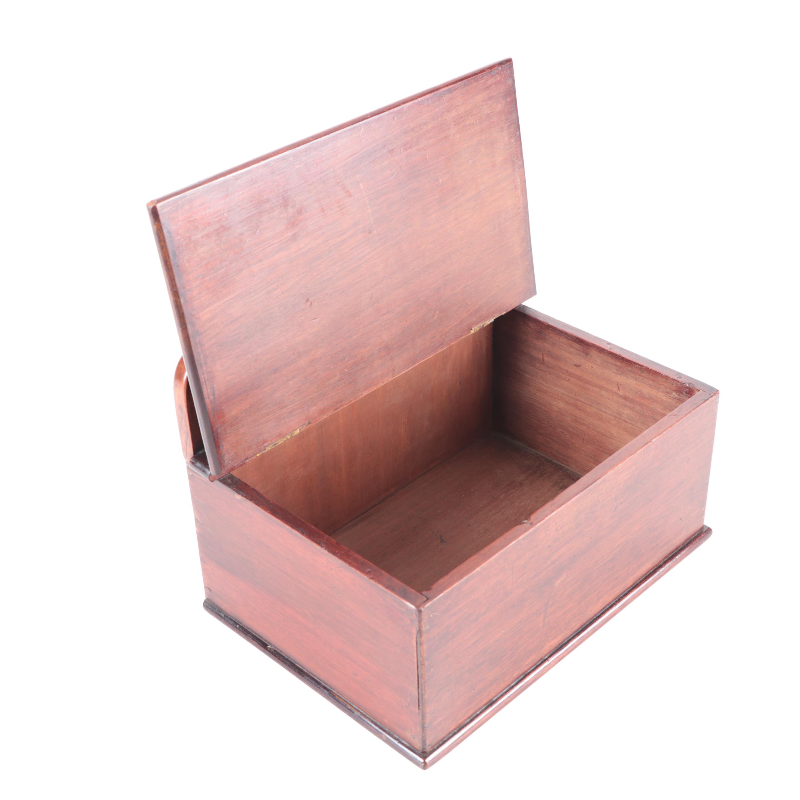 Primitive Wooden Salt Boxes, Antique