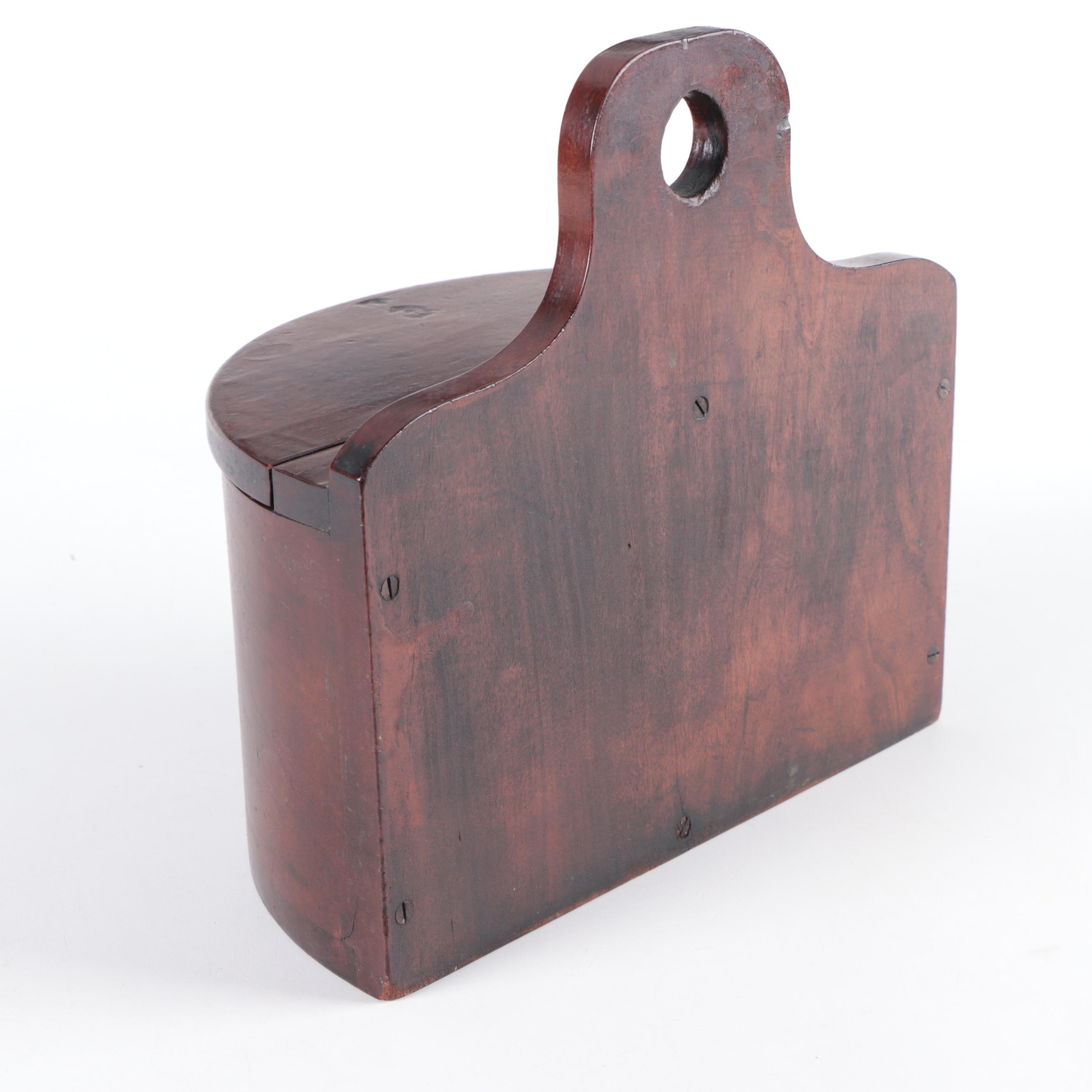 Primitive Wooden Salt Boxes, Antique