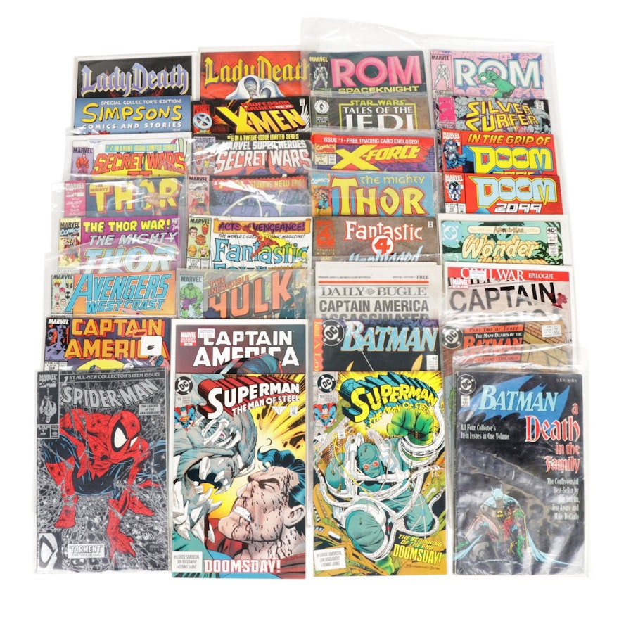 Modern Age "Superman", "Spider-Man", "Batman" and Other Marvel Comics