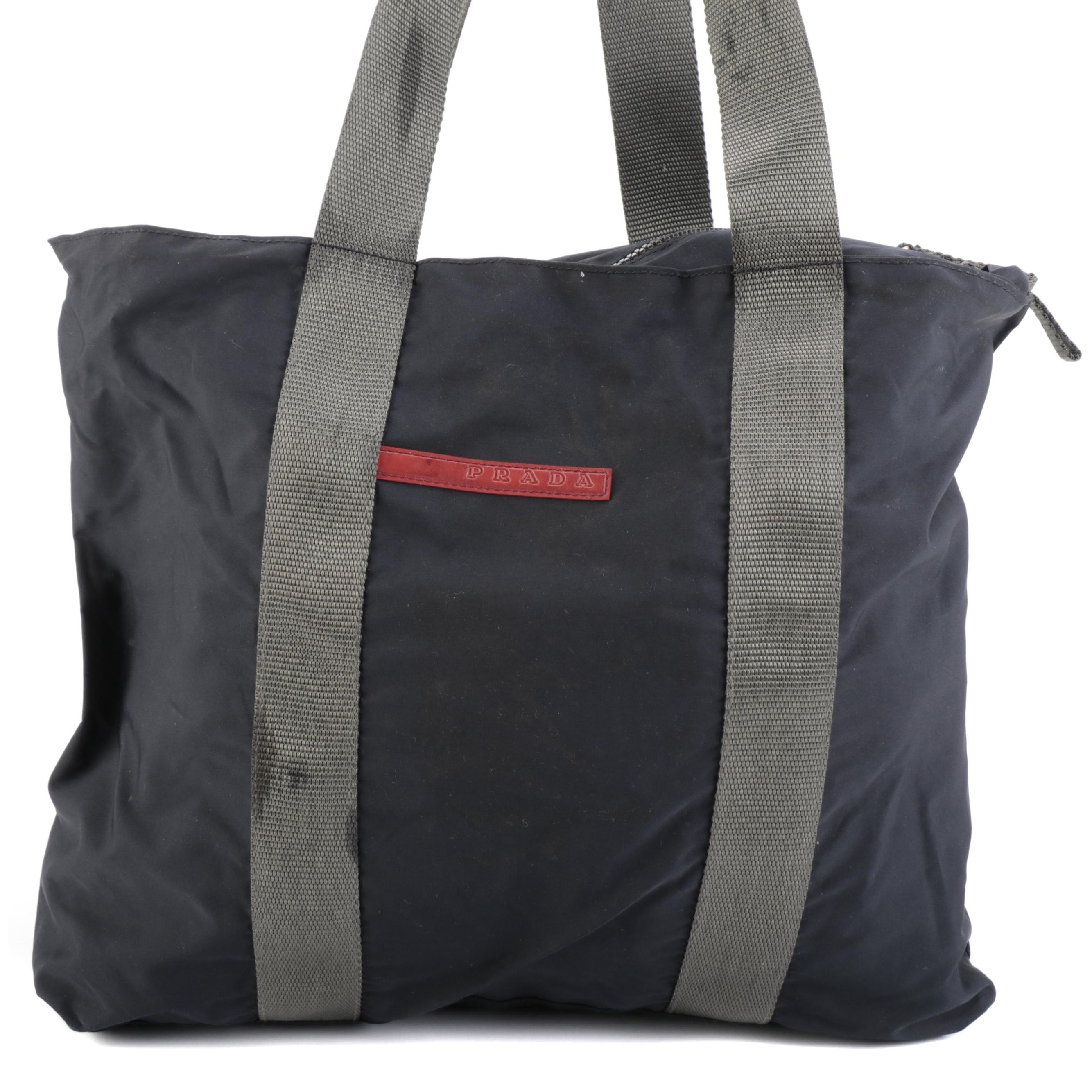 Prada Sport Gym Bag in Navy Polyester Blend