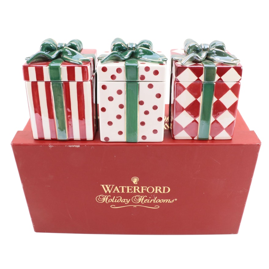 Waterford "Holiday Heirlooms" Porcelain Gift Boxes