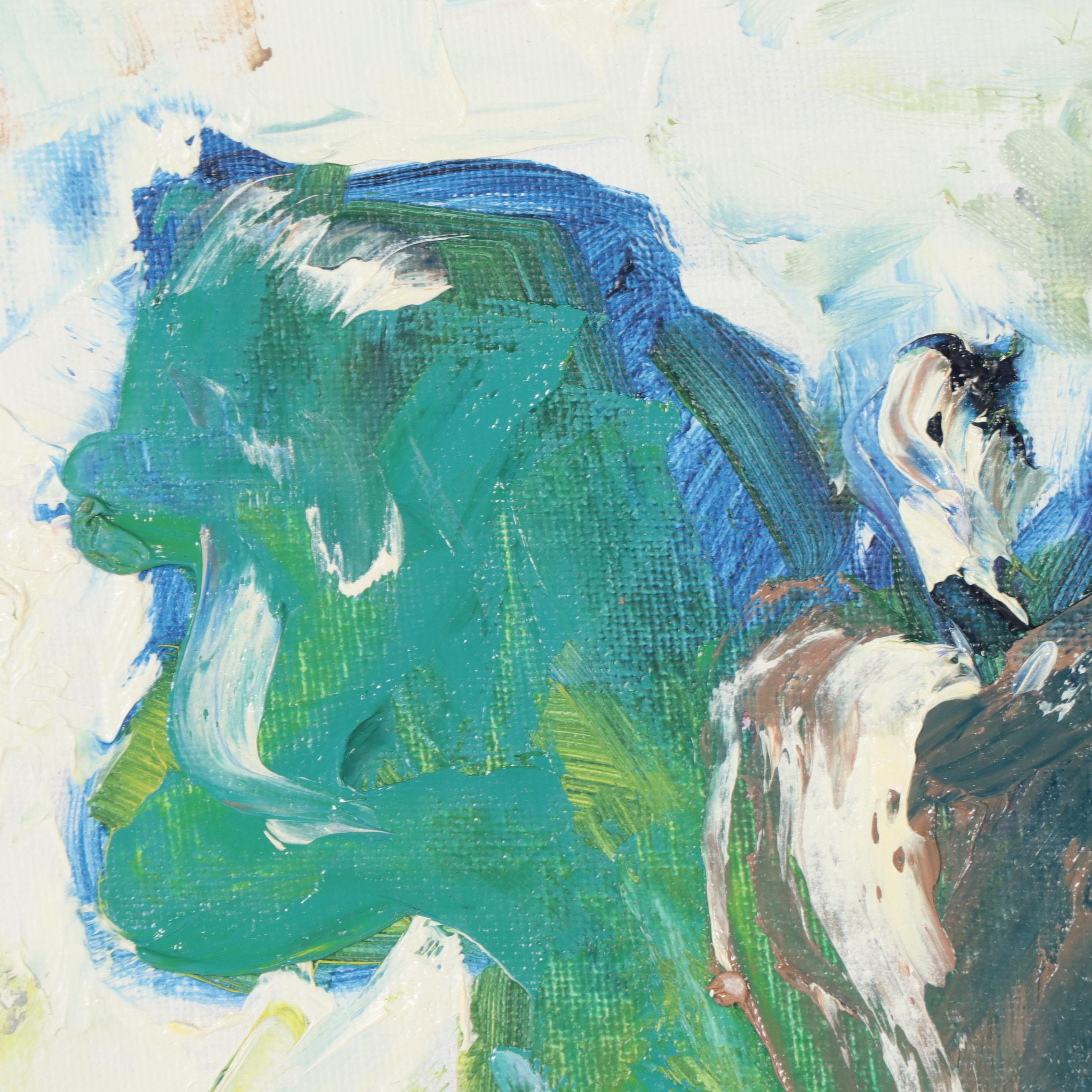 Claire McElveen Oil Painting "Guardian Angel," 2021