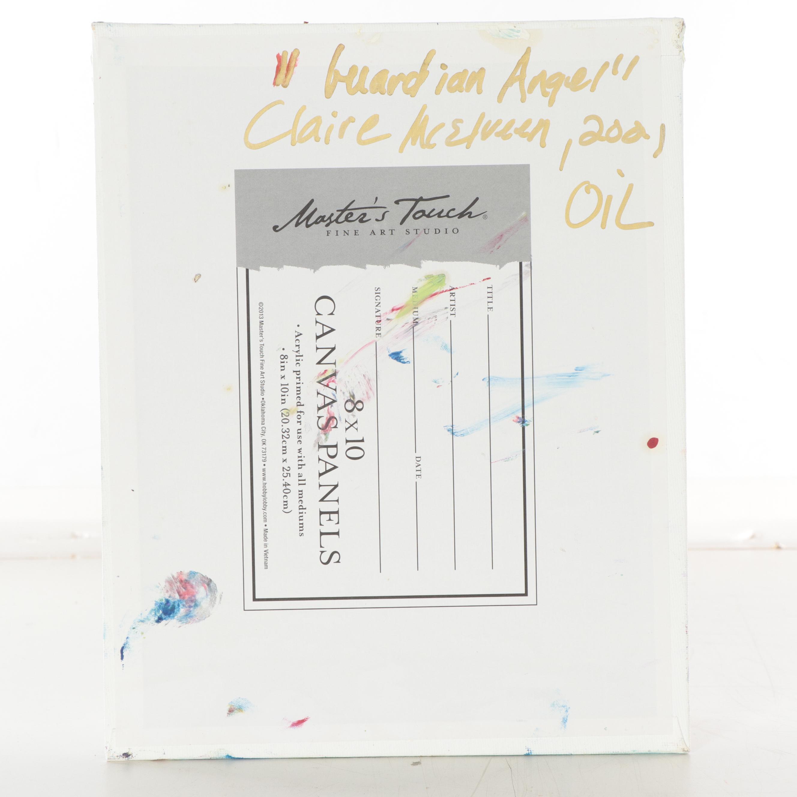 Claire McElveen Oil Painting "Guardian Angel," 2021