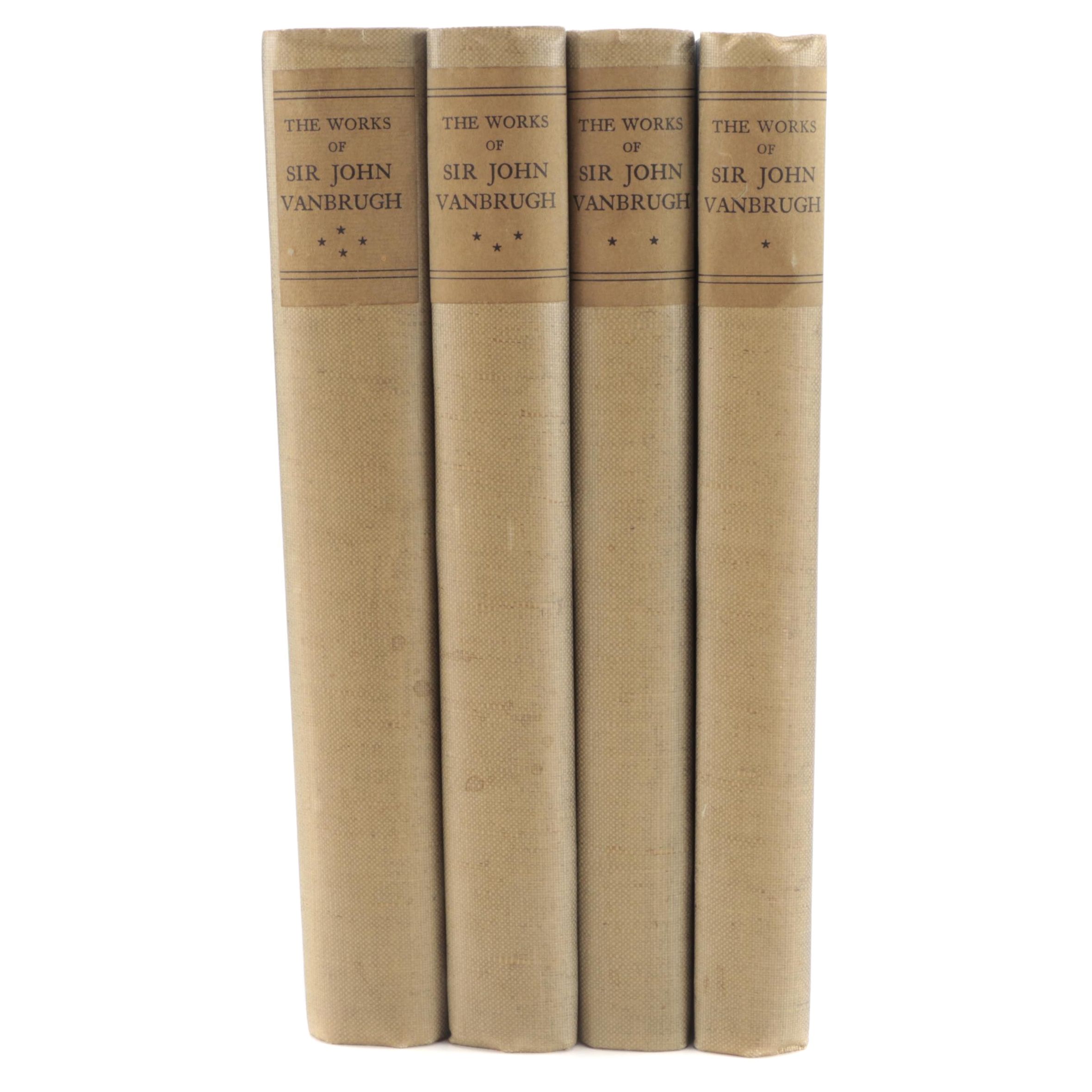 Limited Edition "The Works of Sir John Vanbrugh" Four-Volume Set, 1927