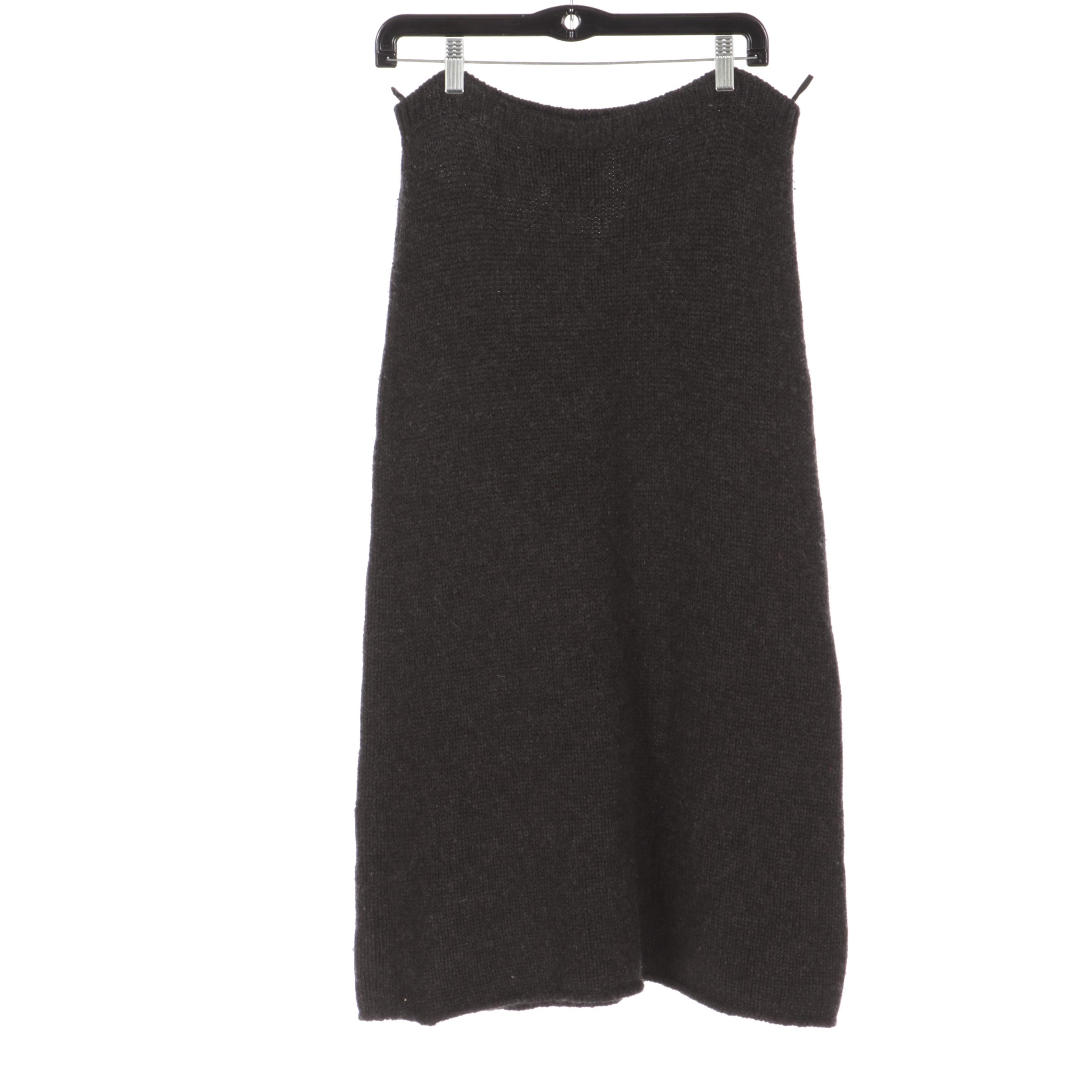 Prada and Sonia Rykiel Knit Skirts with Marc Jacobs Bouclé Skirt
