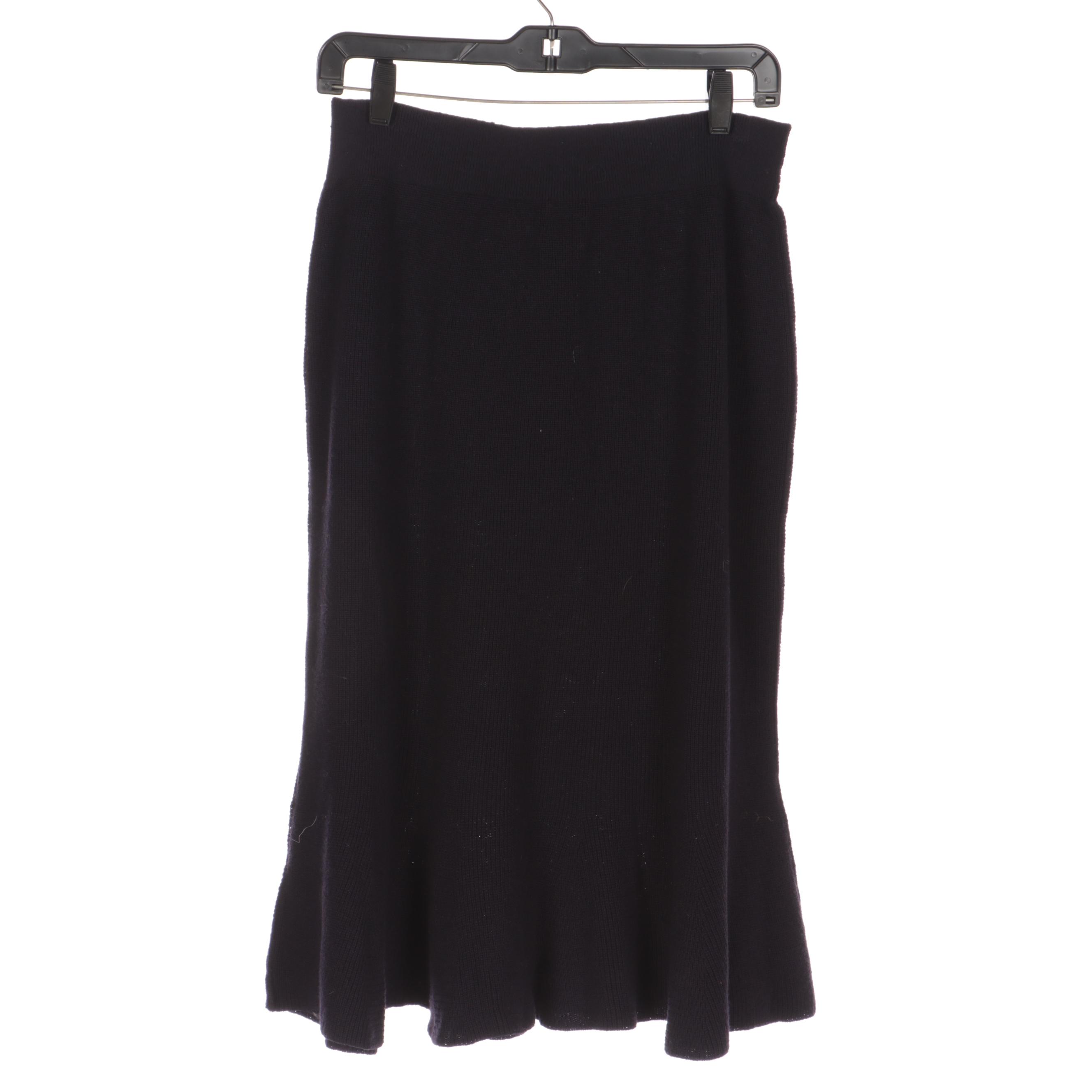 Prada and Sonia Rykiel Knit Skirts with Marc Jacobs Bouclé Skirt