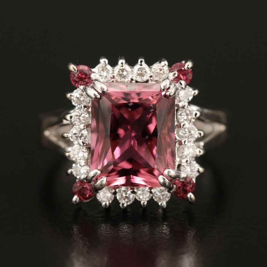 18K Tourmaline and Diamond Ring