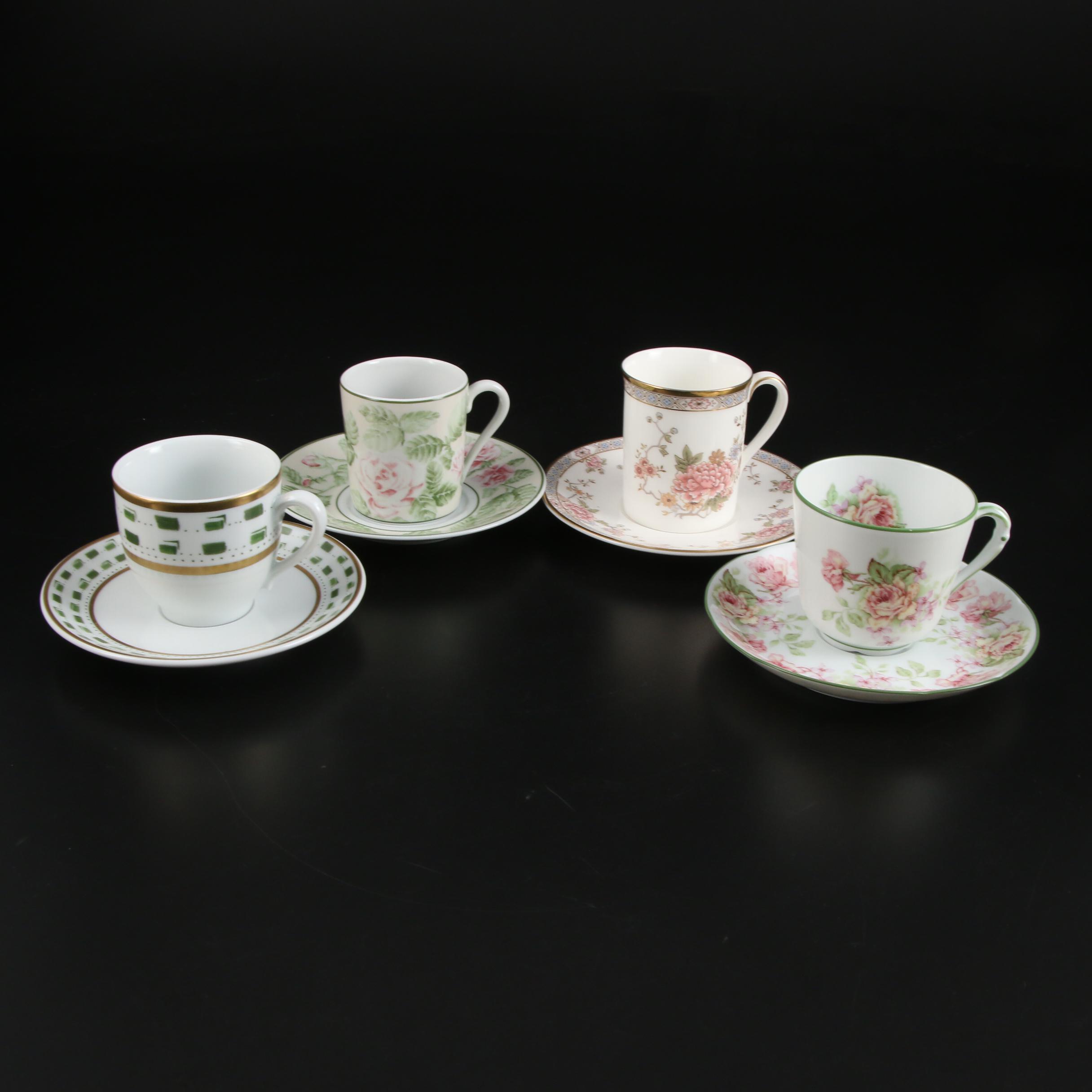 Wedgwood, Royal Limoges, Royal Doulton, and Other Bone China Teacups