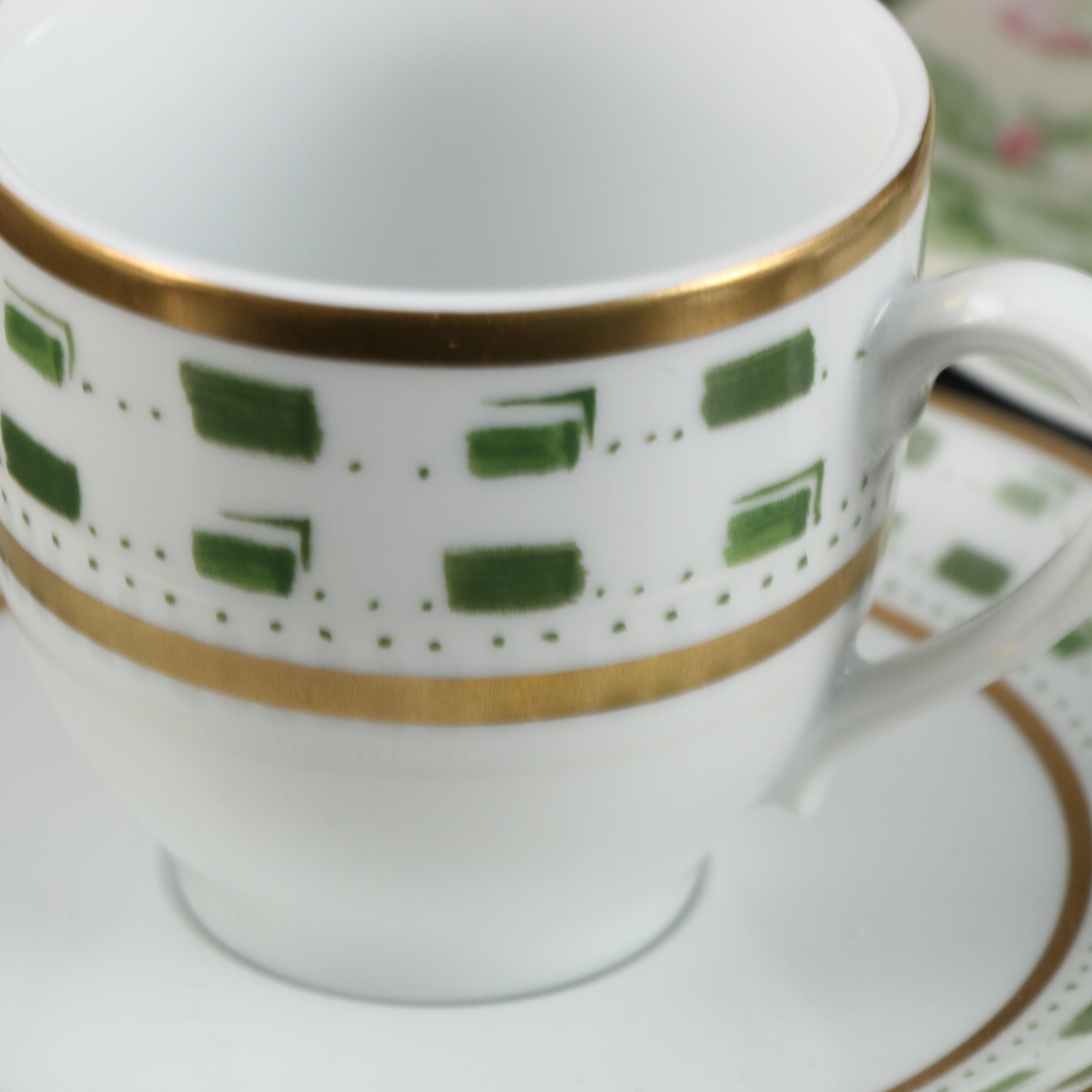 Wedgwood, Royal Limoges, Royal Doulton, and Other Bone China Teacups