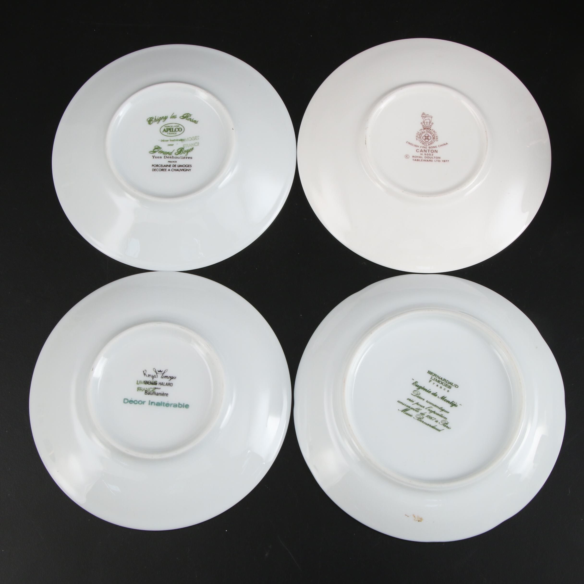 Wedgwood, Royal Limoges, Royal Doulton, and Other Bone China Teacups