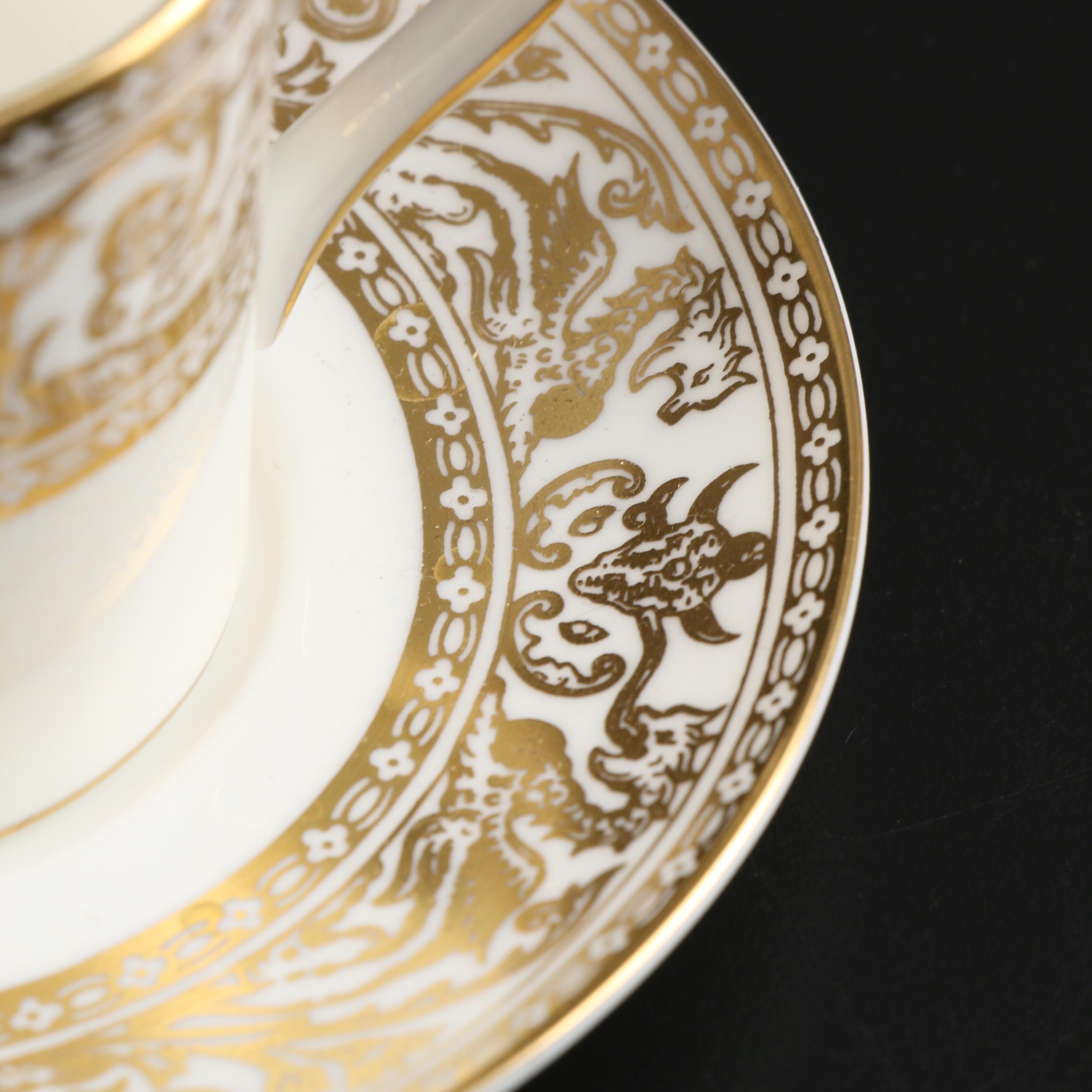 Wedgwood, Royal Limoges, Royal Doulton, and Other Bone China Teacups