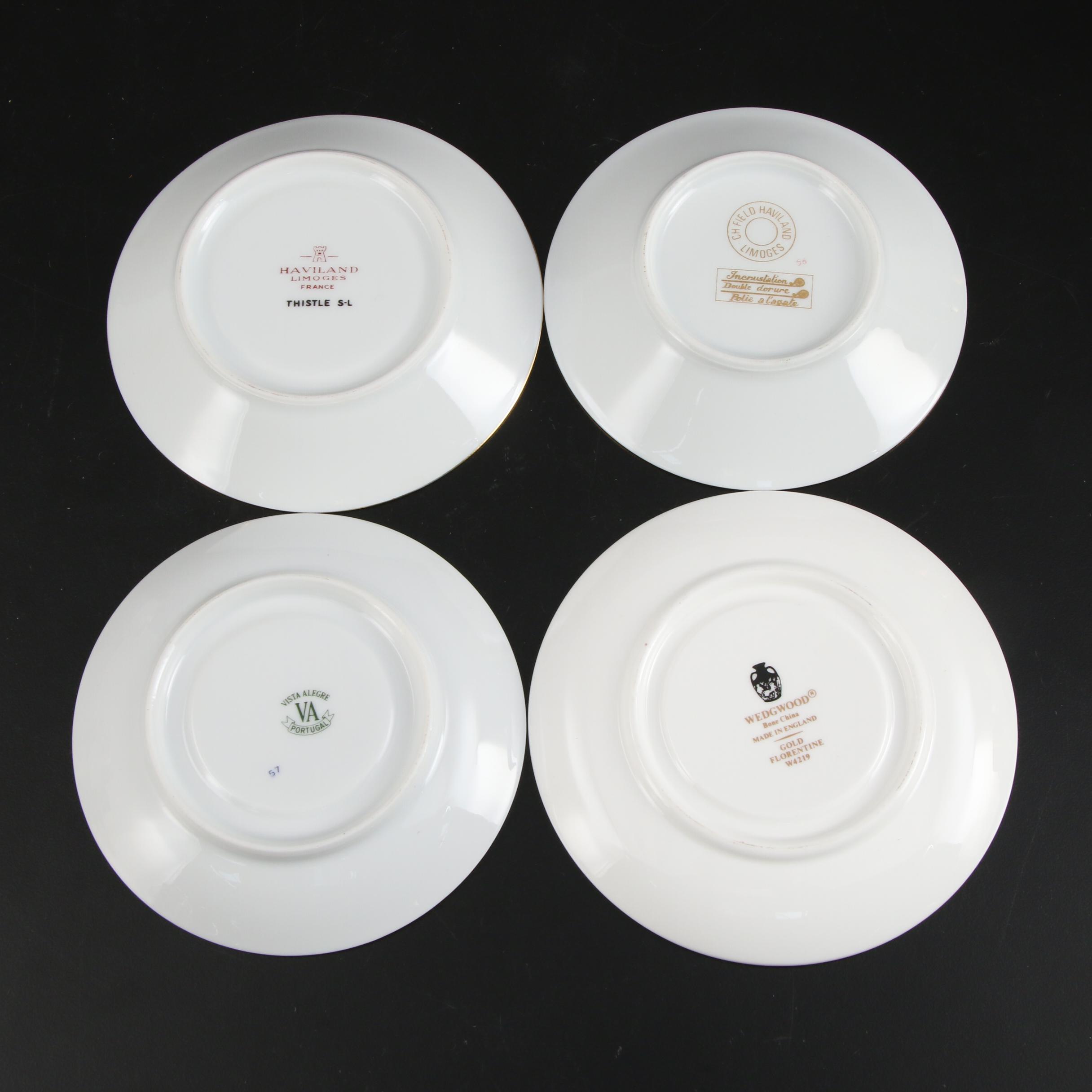 Wedgwood, Royal Limoges, Royal Doulton, and Other Bone China Teacups