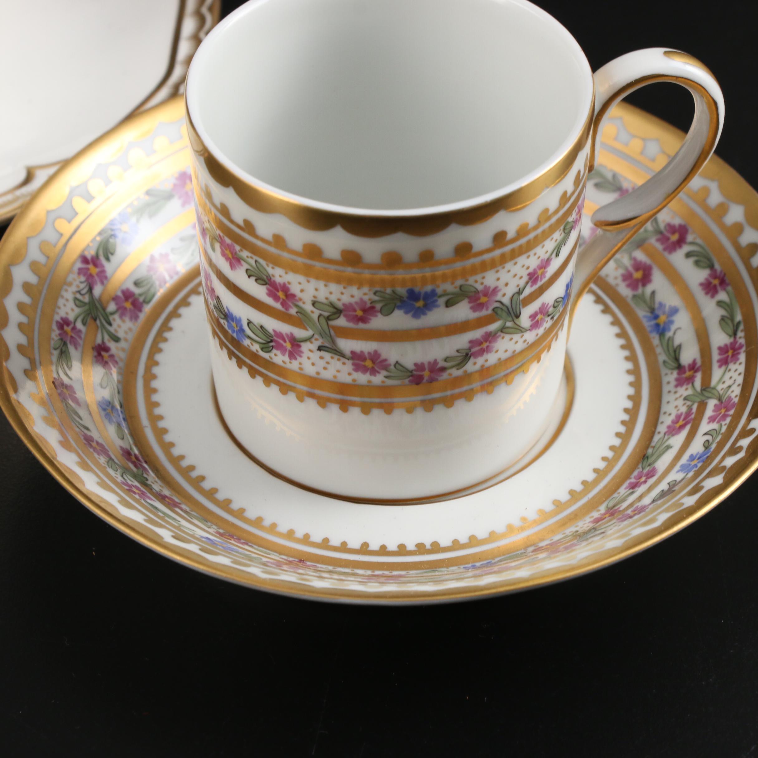 Wedgwood, Royal Limoges, Royal Doulton, and Other Bone China Teacups