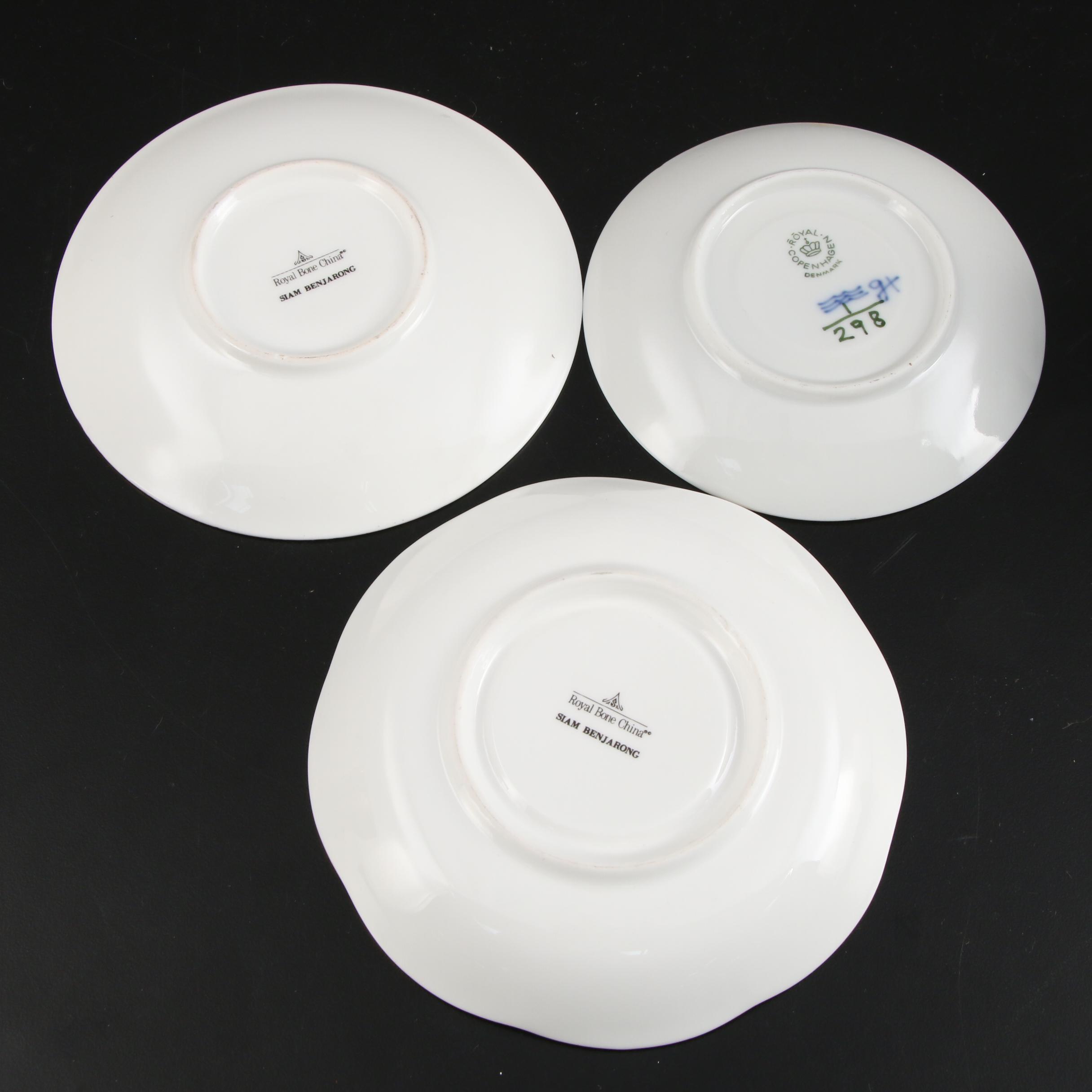 Wedgwood, Royal Limoges, Royal Doulton, and Other Bone China Teacups