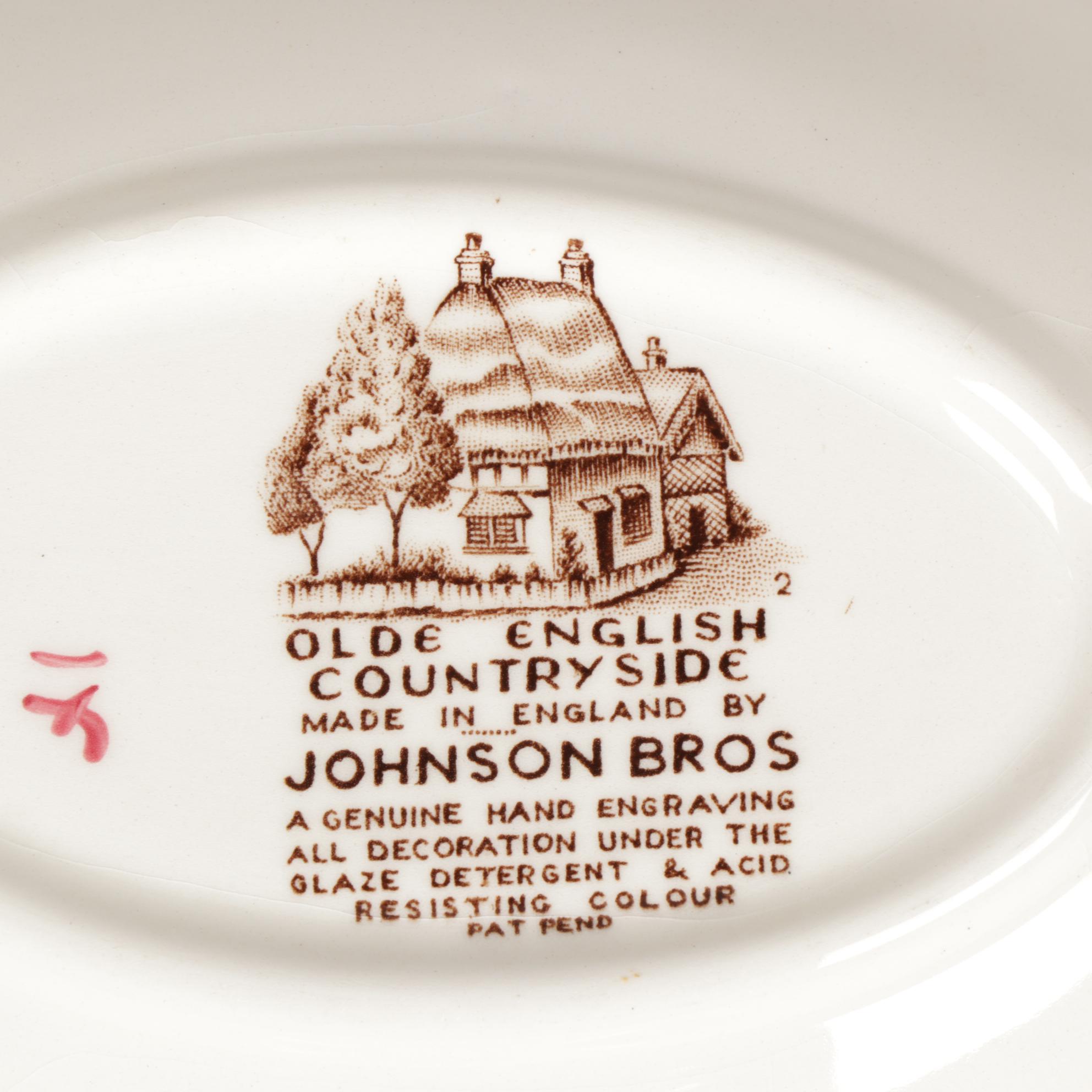 Johnson Brothers "Olde English Countryside" Transferware Dinnerware