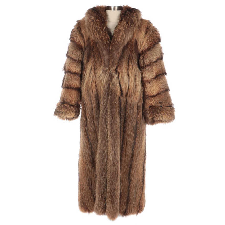 Tanuki Fur Coat from York Furrier