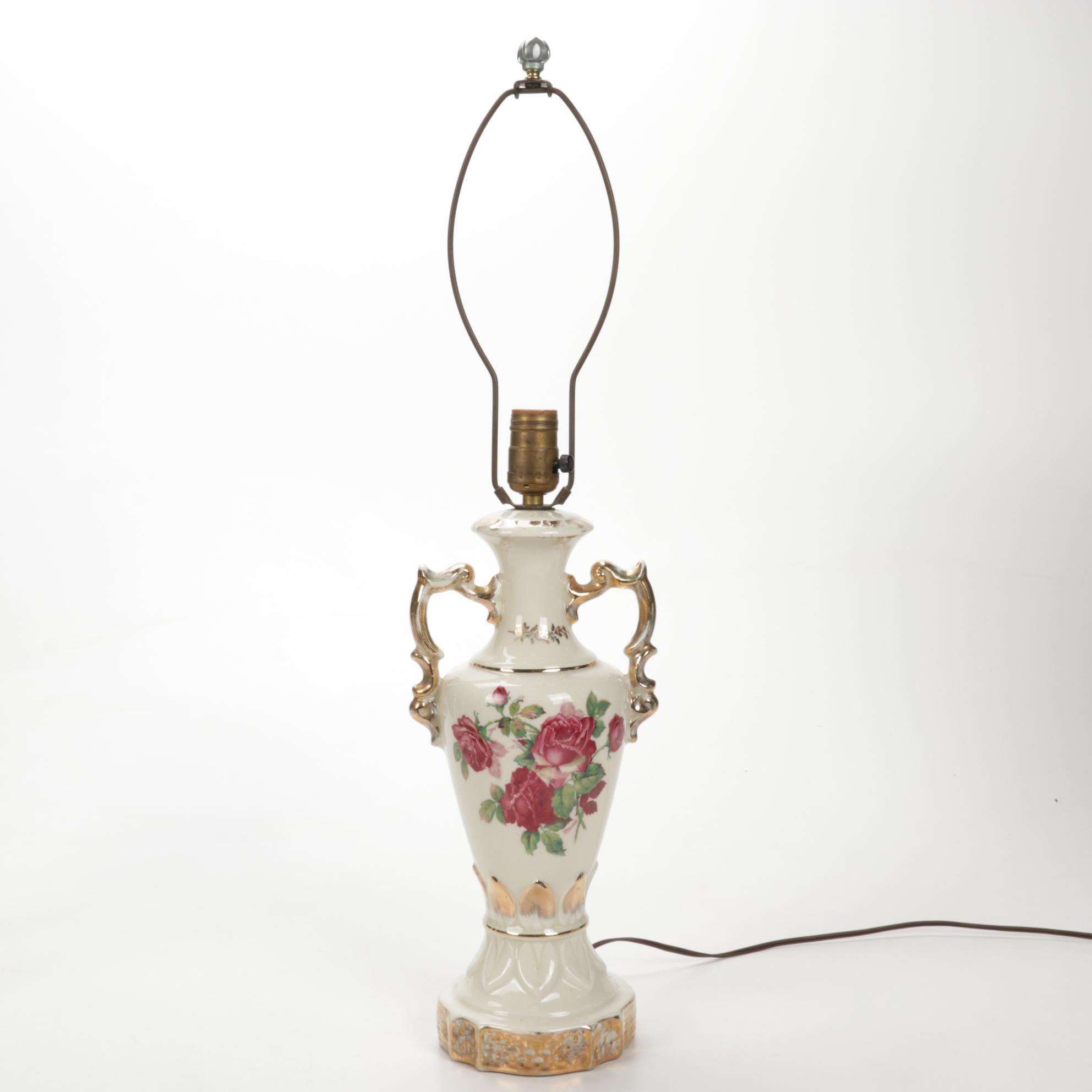 Lefton China, Anchor Hocking Glass, Scherzer Porcelain Tableware, Lamps, More