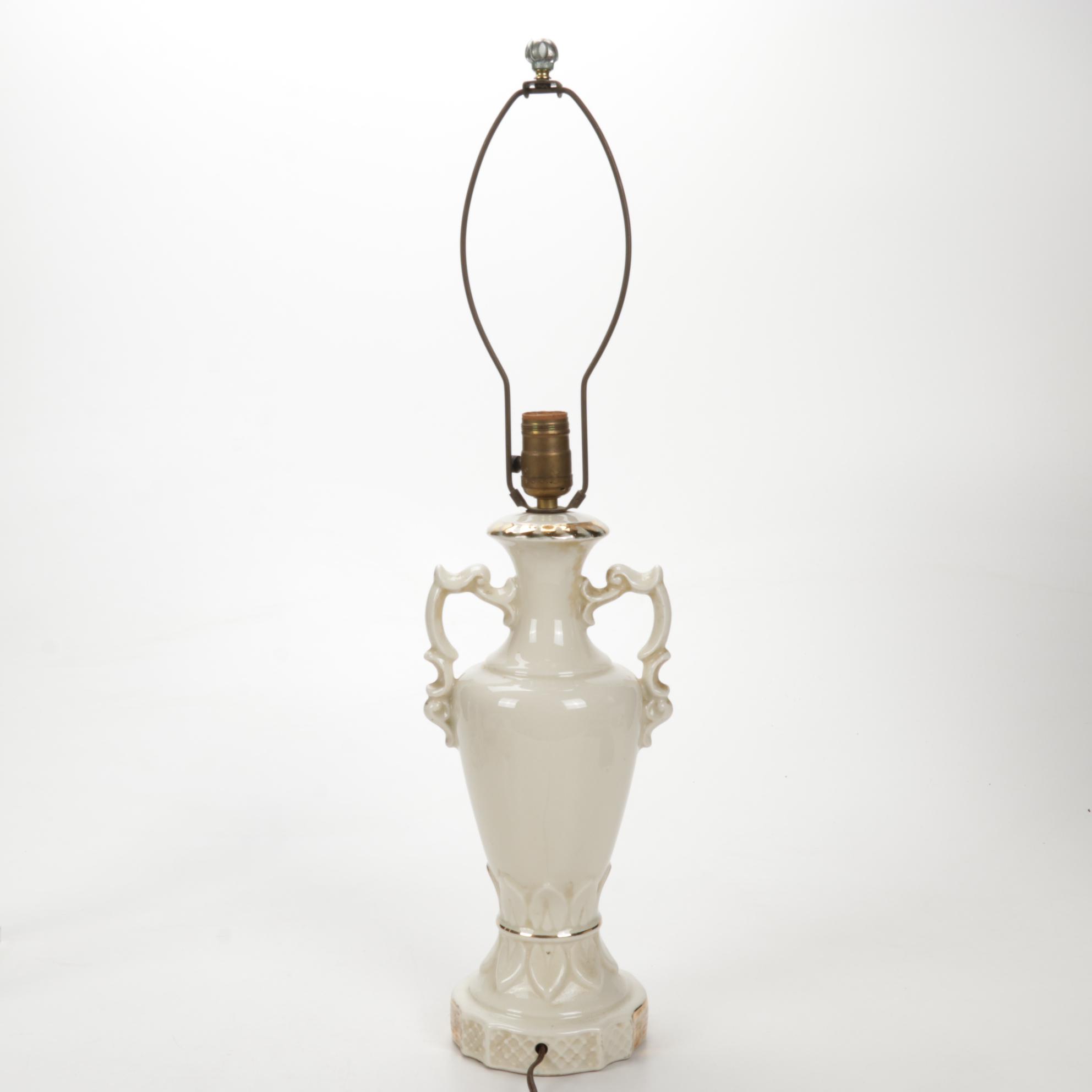 Lefton China, Anchor Hocking Glass, Scherzer Porcelain Tableware, Lamps, More