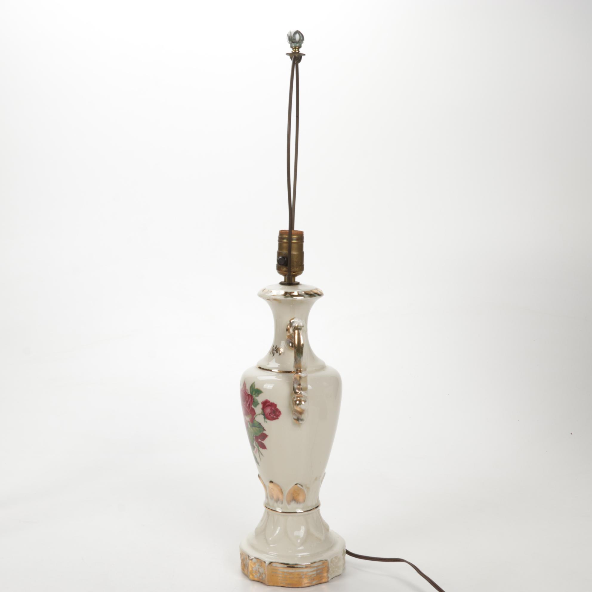 Lefton China, Anchor Hocking Glass, Scherzer Porcelain Tableware, Lamps, More