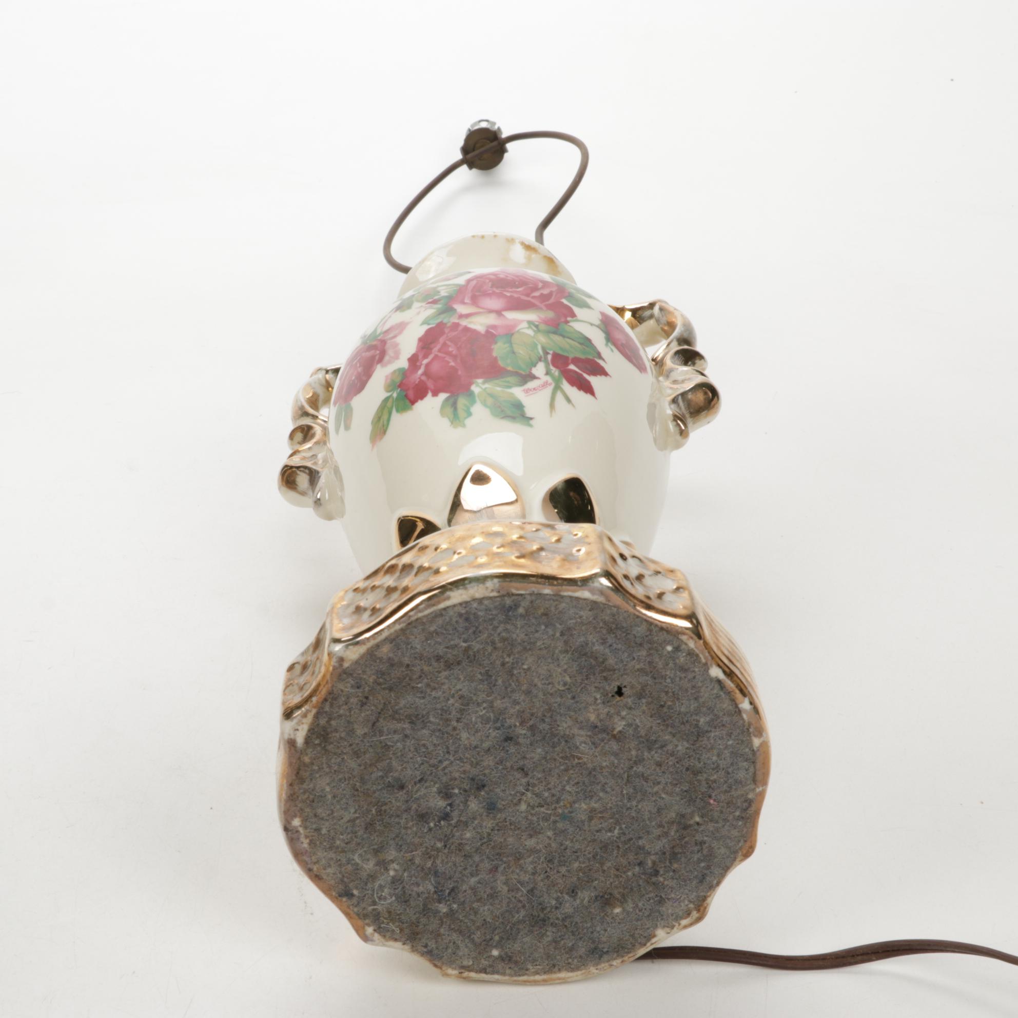 Lefton China, Anchor Hocking Glass, Scherzer Porcelain Tableware, Lamps, More